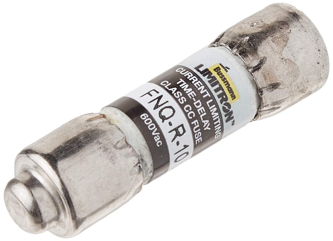 Bussmann FNQ-R-10, 10 Amp (10A) 600V Midget Time-Delay Class CC Fuse