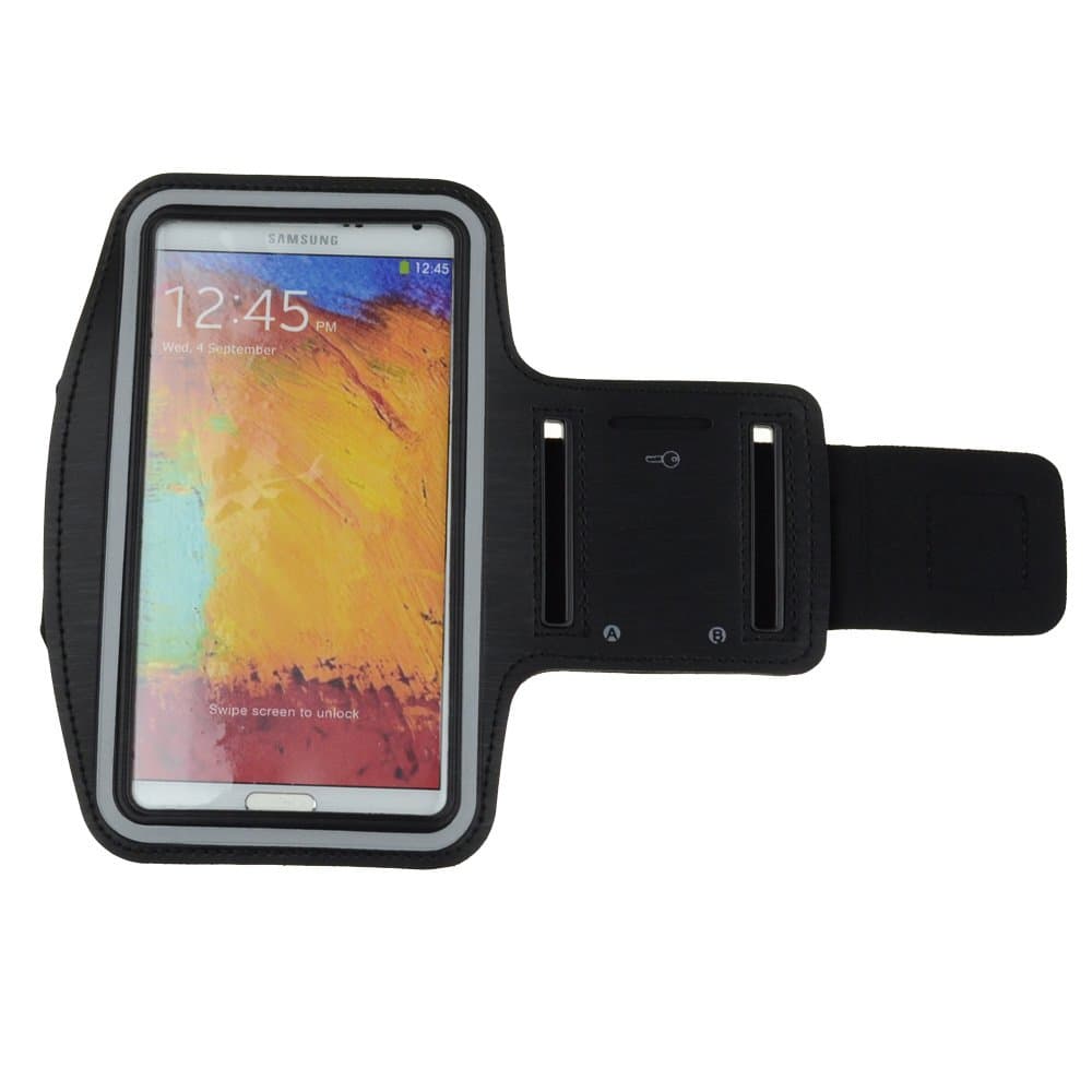 New Fashion Gray/Black Outdoors Sport running Gym Armband Case For Samsung Galaxy Note 2 II N7100/Samsung Galaxy Note GT-N7000 i9220/Samsung Galaxy S3 i9300/SAMSUNG Galaxy S4 i9500