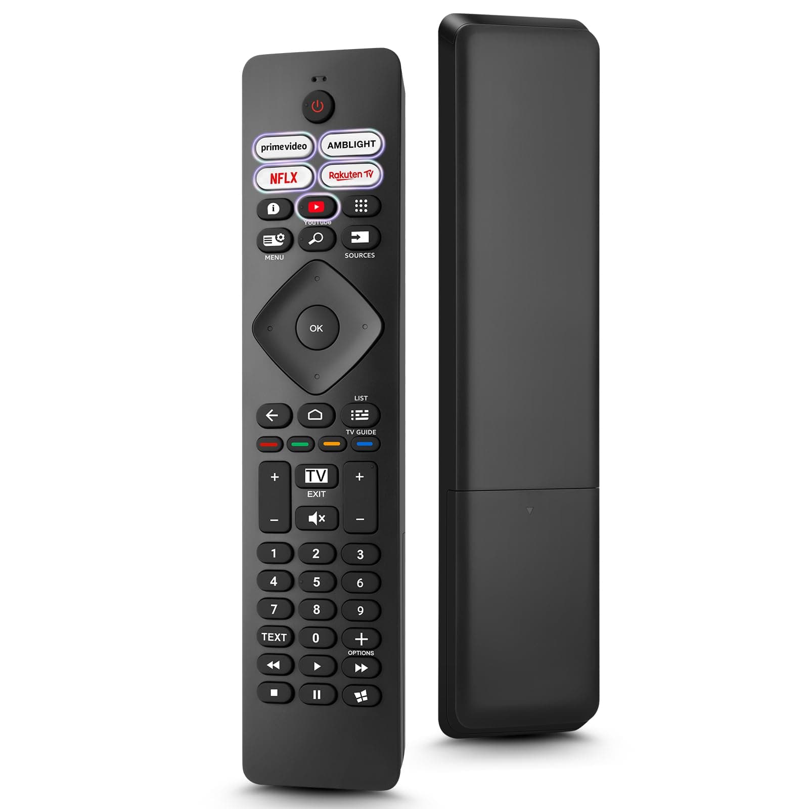 Replacement for Philips-TV-Remote Control, Universal for-Philips-Ambilight Smart 4K OLED LED HD FHD TV