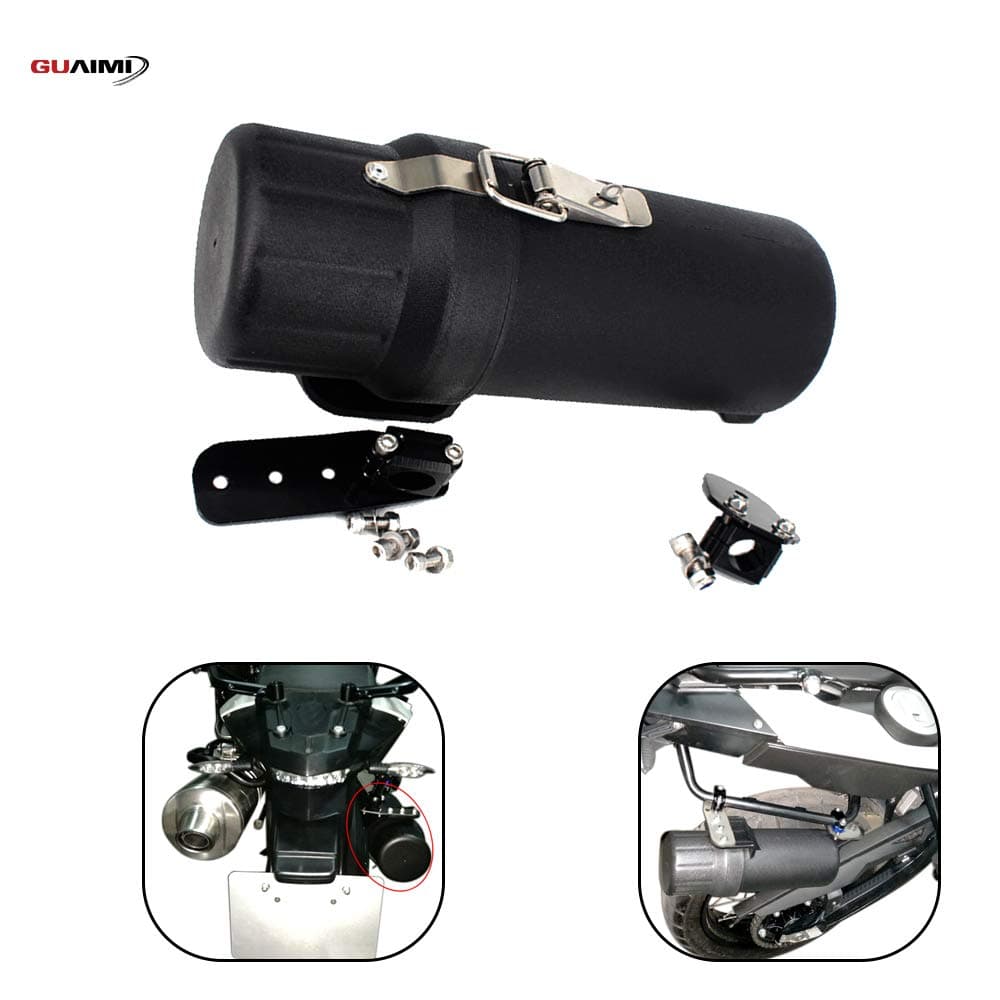 GUAIMI Motorcycle Waterproof Tool Tube Glove Tool Box with Anti-theft Lock Ring For B-M-W F800GS F700GS 2013-2016