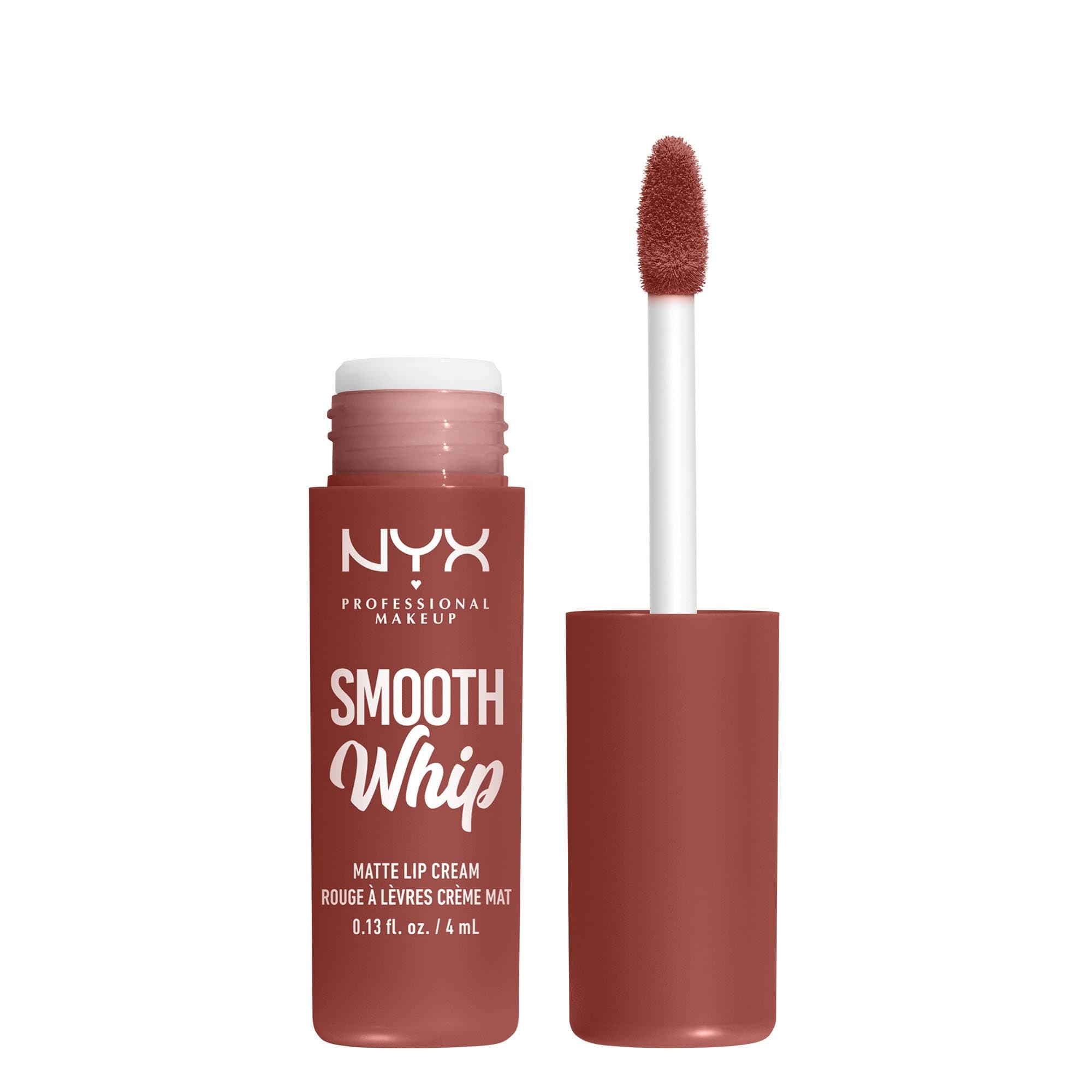 NYX PROFESSIONAL MAKEUP Smooth Whip Matte Lip Cream, Vegan Liquid Lipstick - Latte Foam (Pinky Mauve)