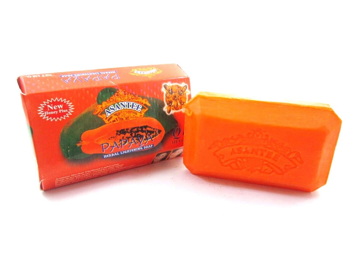 Asantee Papaya & Honey Herbal Thai Soap 125g (Pack of 6 Pcs.)