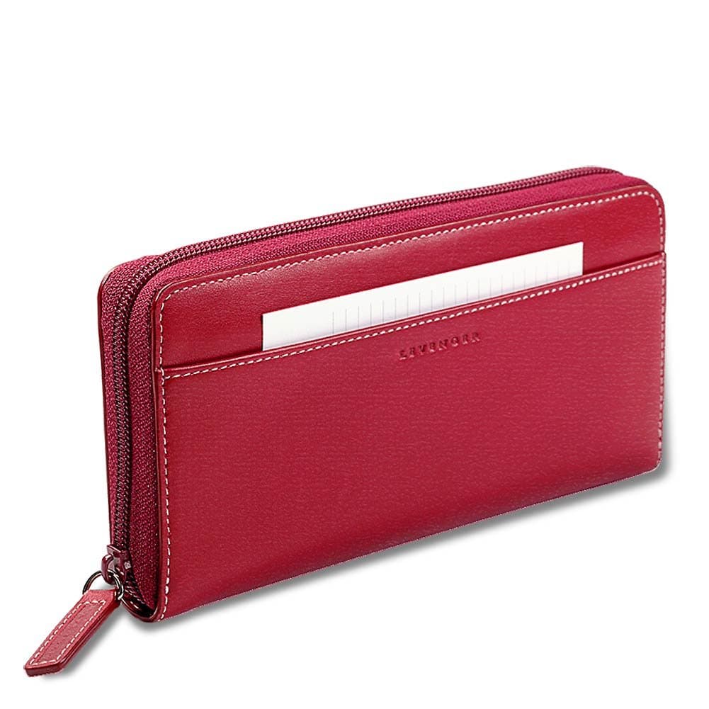 Levenger Accordion Full-Grain Leather Women39;s Wallet