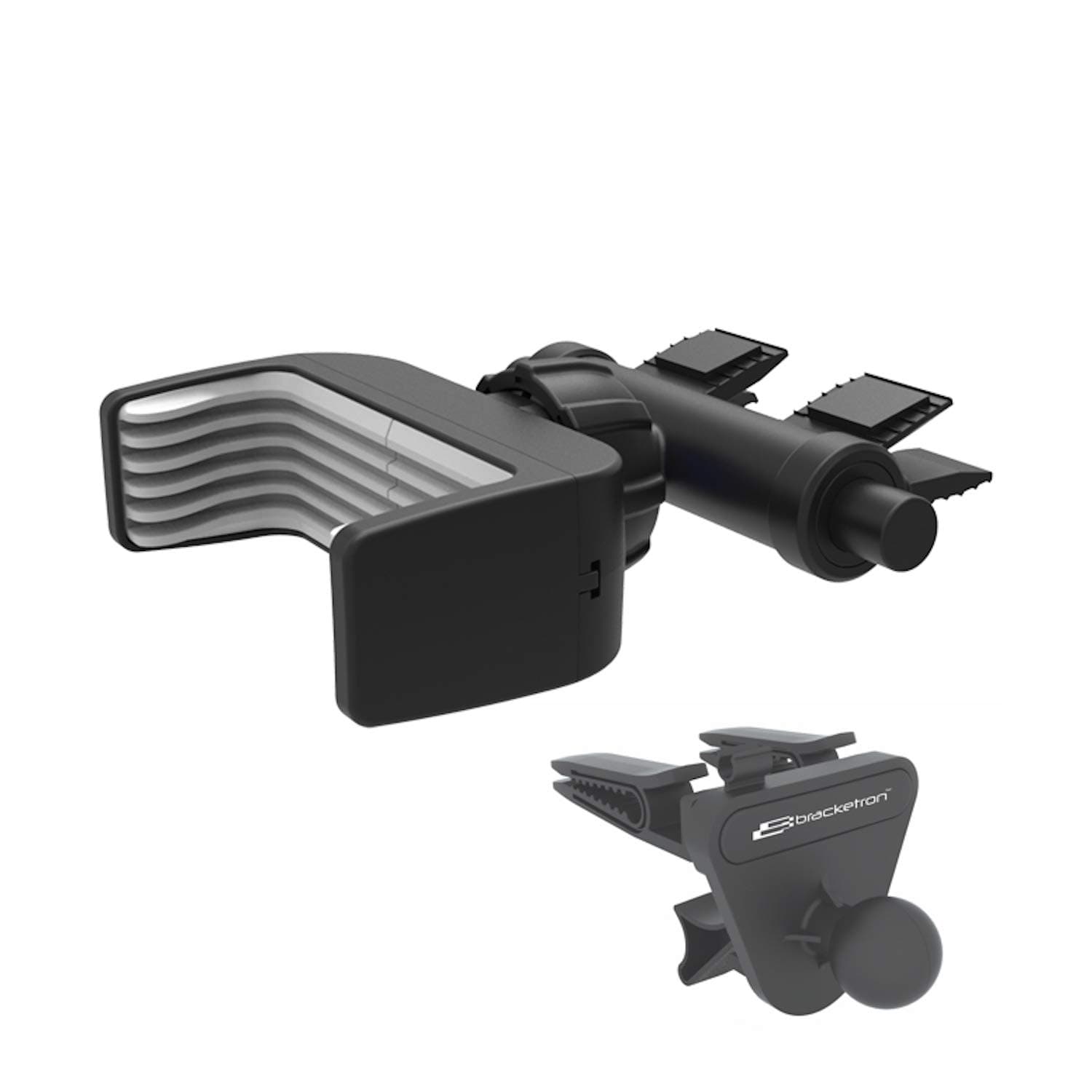 Bracketron Mi-T Grip CD Slot Vent Car Mount Phone Holder Cradle Hands Free Law Compatible iPhone X Max R 8 Plus 7 Se 6S 6 5S Samsung Galaxy S9 S8 S7 S6 Note Google Pixel 2 XL LG Nexus Nokia BT1-946-2