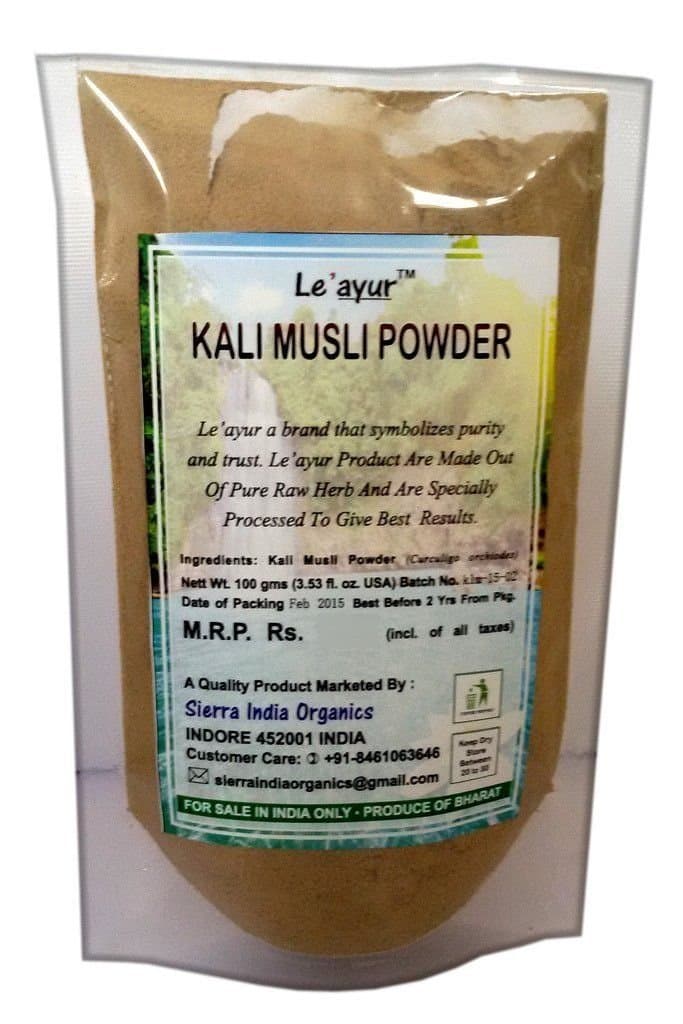 Musli Powder, Kali Musli Powder 100 Gm,(Curculigo orchiodes), 100% Original