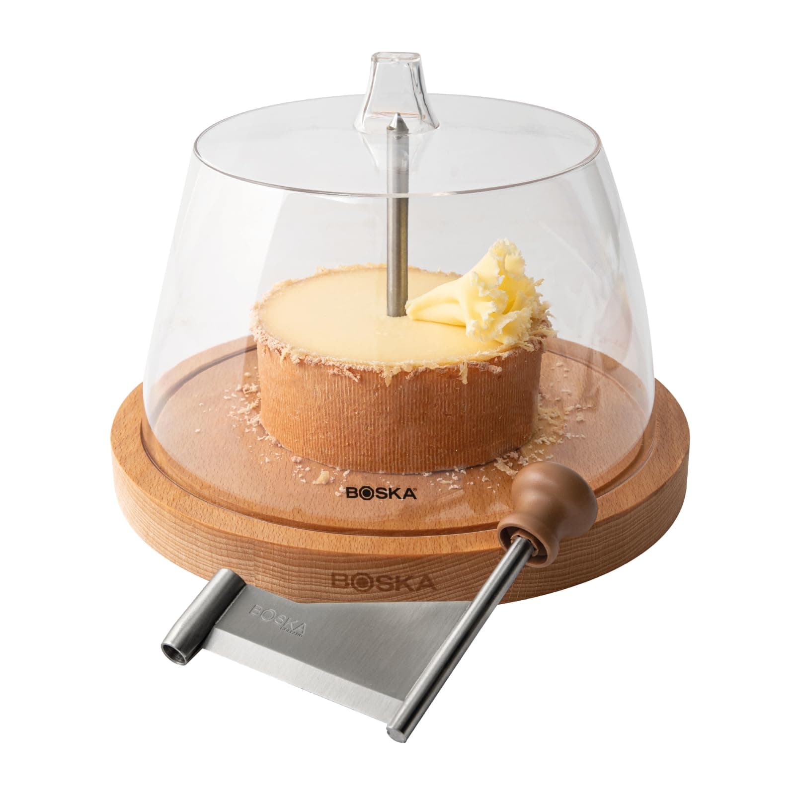 Cheese Curler Amigo Stainless Steel - Best for Tête de Moine or Girolle - Multifunctional Rust-Proof Shredder - Manual Handheld Flaker - 10 Year Warranty