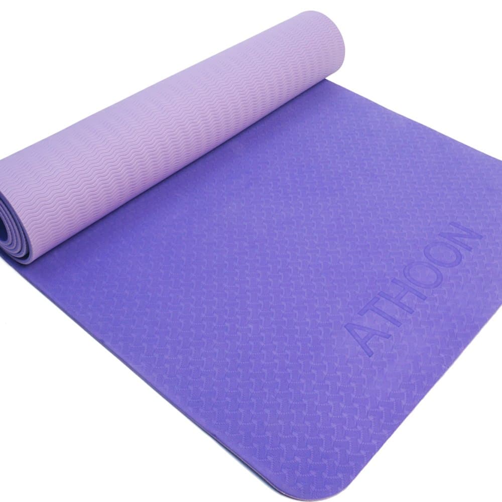 ATHOON Yoga Mats Thick Non Slip 2018 New Eco Friendly Exercise Mat for Pliate Iyengar Yoga Mat for Bikram Ashtanga Hatha for Women and Men