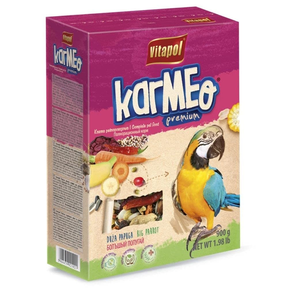 VitapolKarmeo Premium Complete Food for Big Parrots 900-gm