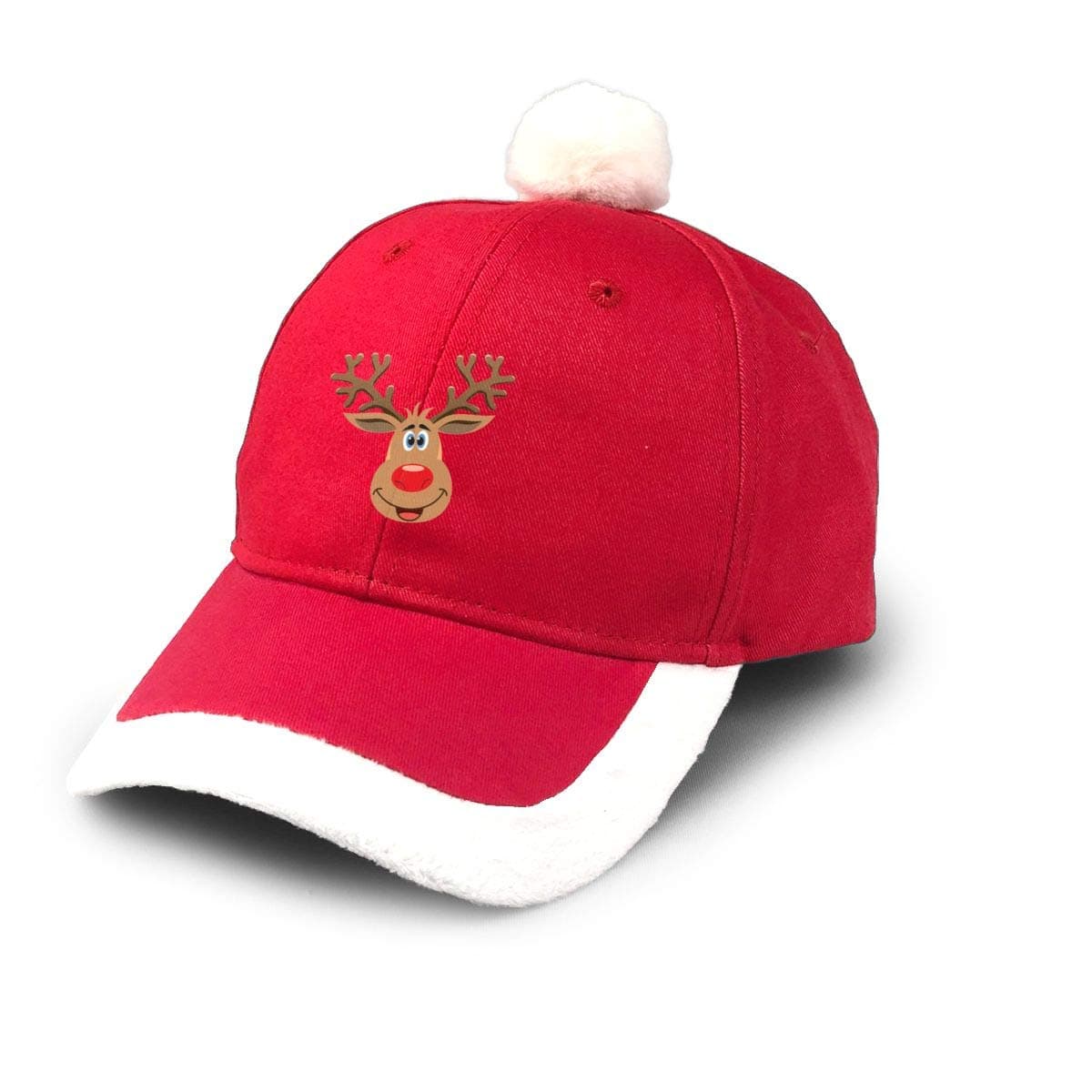 KKMKSHHG Merry Christmas Hat Unisex Adult Vintage Adjustable Santa Baseball Cap Red/White