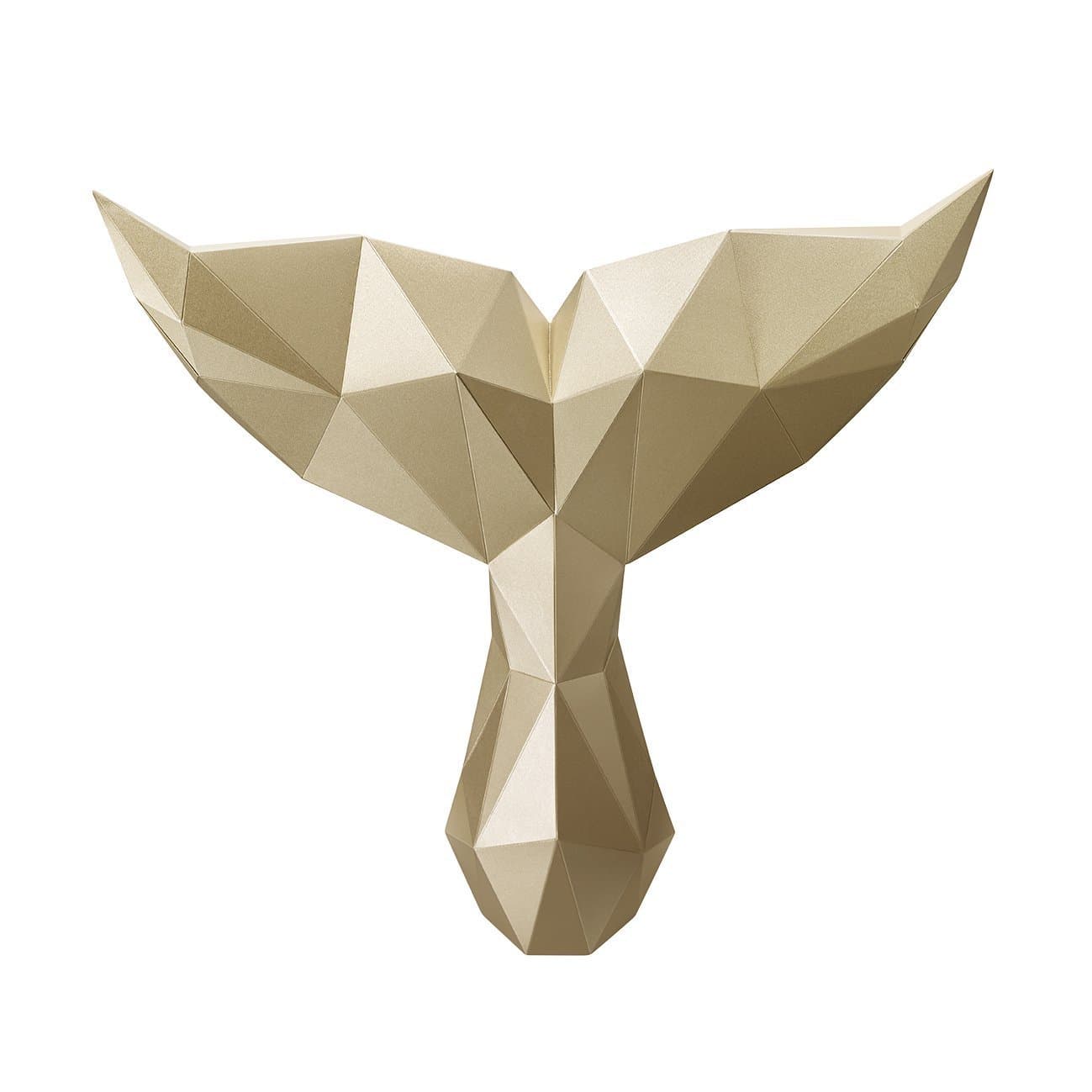 PAPA/Home Decoration DIY Paper Art - Whale Gold