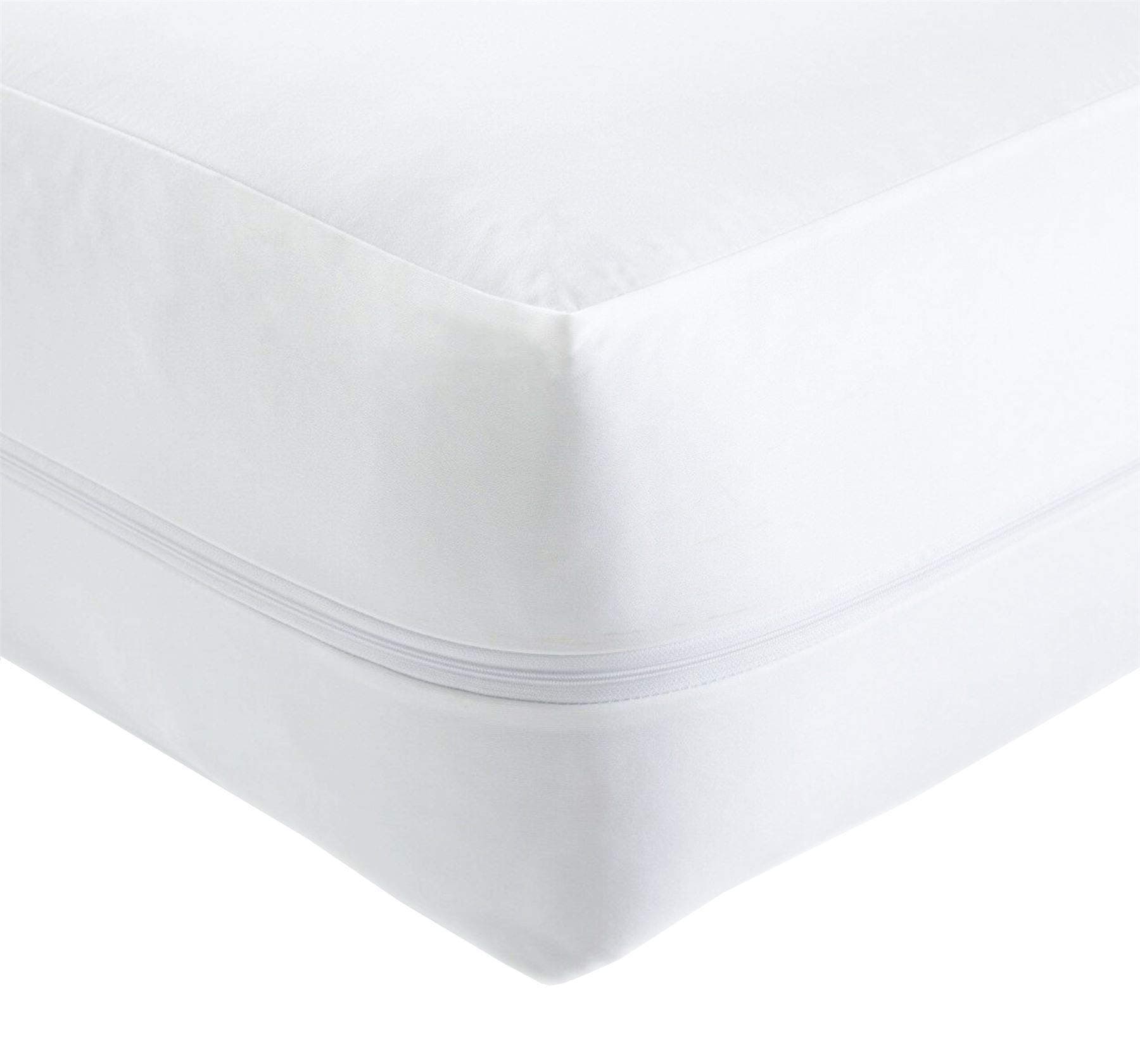 Olivia Rocco Anti Bed Bug Zipped Waterproof Mattress Total Encasement Protector Cover, 3/4 Bed