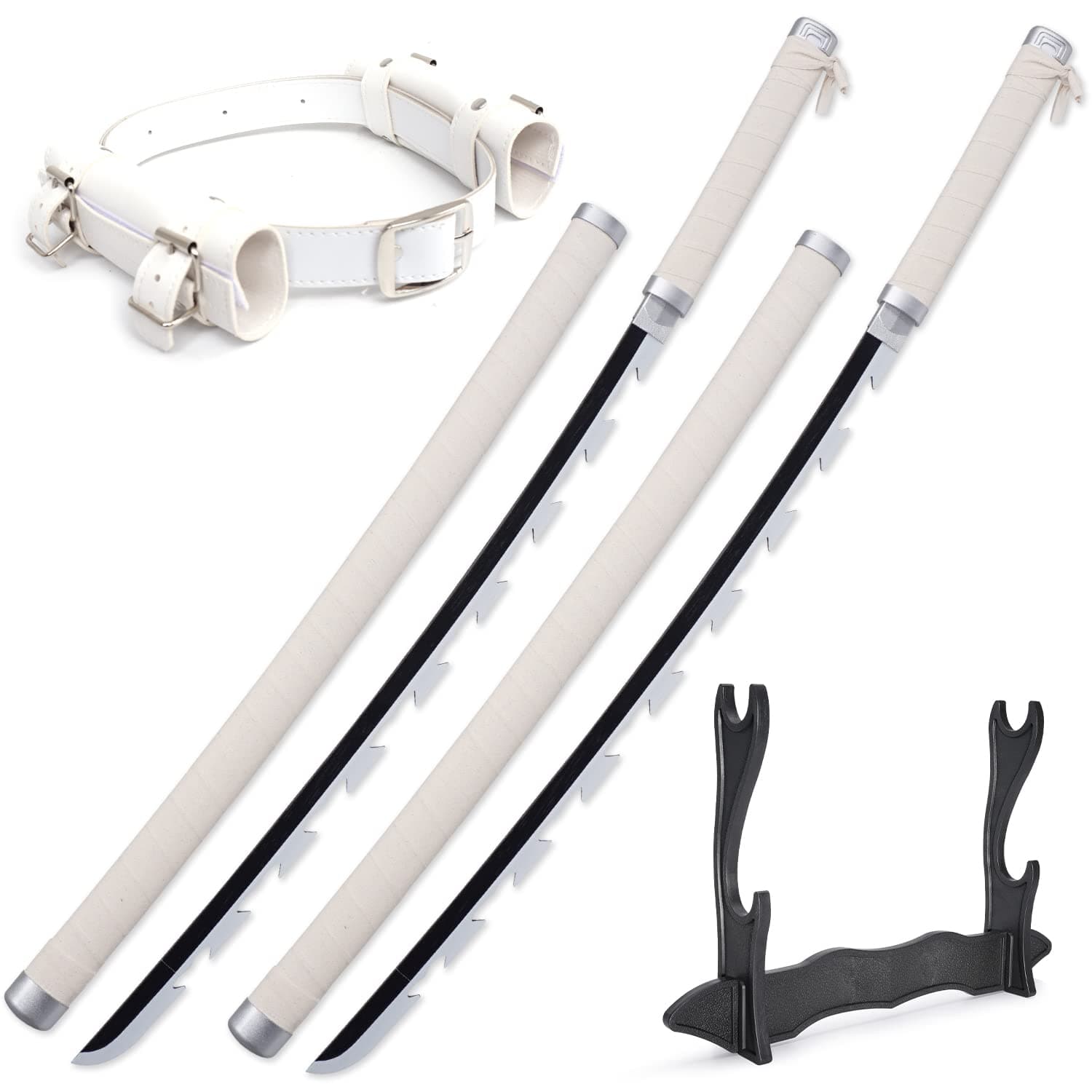 Demon Katana Sword, About 41 inches, Hashira Pillars & Protagonist Katana for Cosplay Purpose, Anime Original Texture