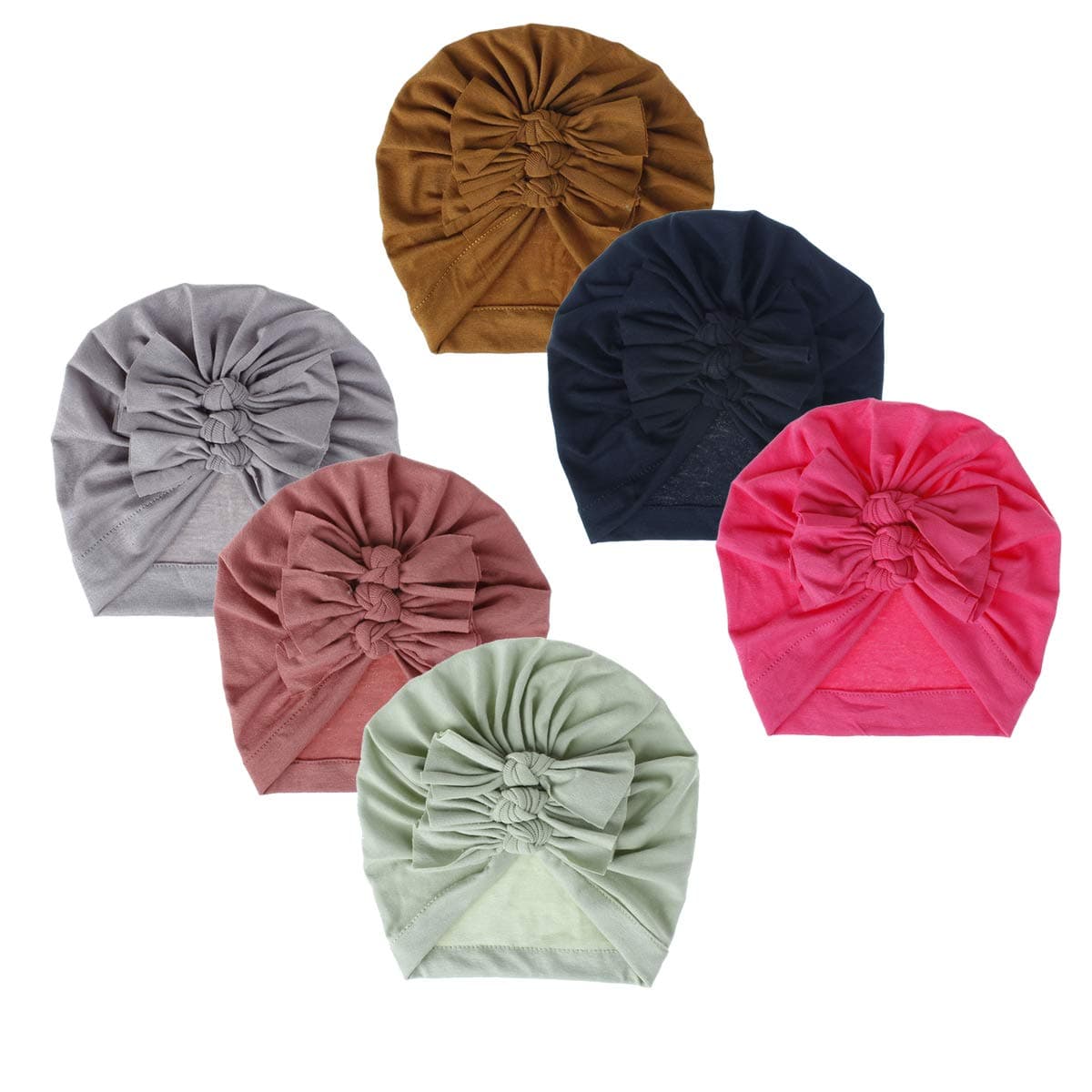 Newborn Baby Cotton Cloth Turban Toddler Rabbit Hospital Hat Ear Hat Kids Set Baby Cap