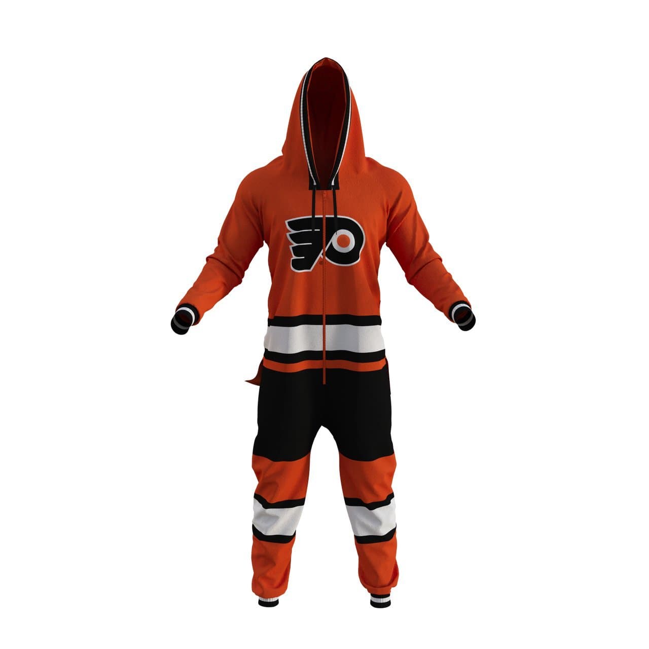 Hockey Sockey EXPEDITE Shipping NHL Philadelphia Flyers Adult Onesie Onesie Fan Apparel