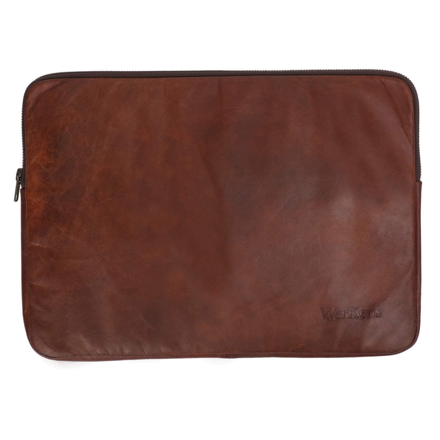 Genuine Leather Laptop Sleeve Laptop Sleeve Handcrafted with 100% Original Leather for MacBook Pro 15-inch, 15.6-inch Surface Book,Ultrabook,Chromebook and Laptops