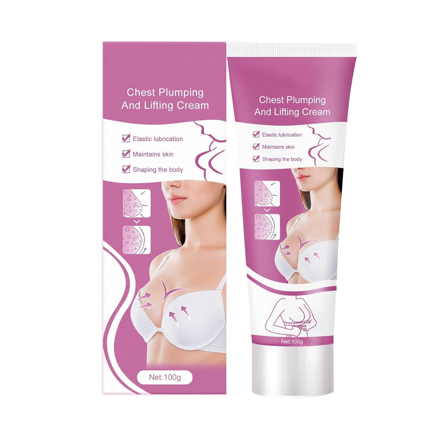 breast Firming Lifting Cream, 100g Enlargement Cream for More Nourished and Firmer Breasts