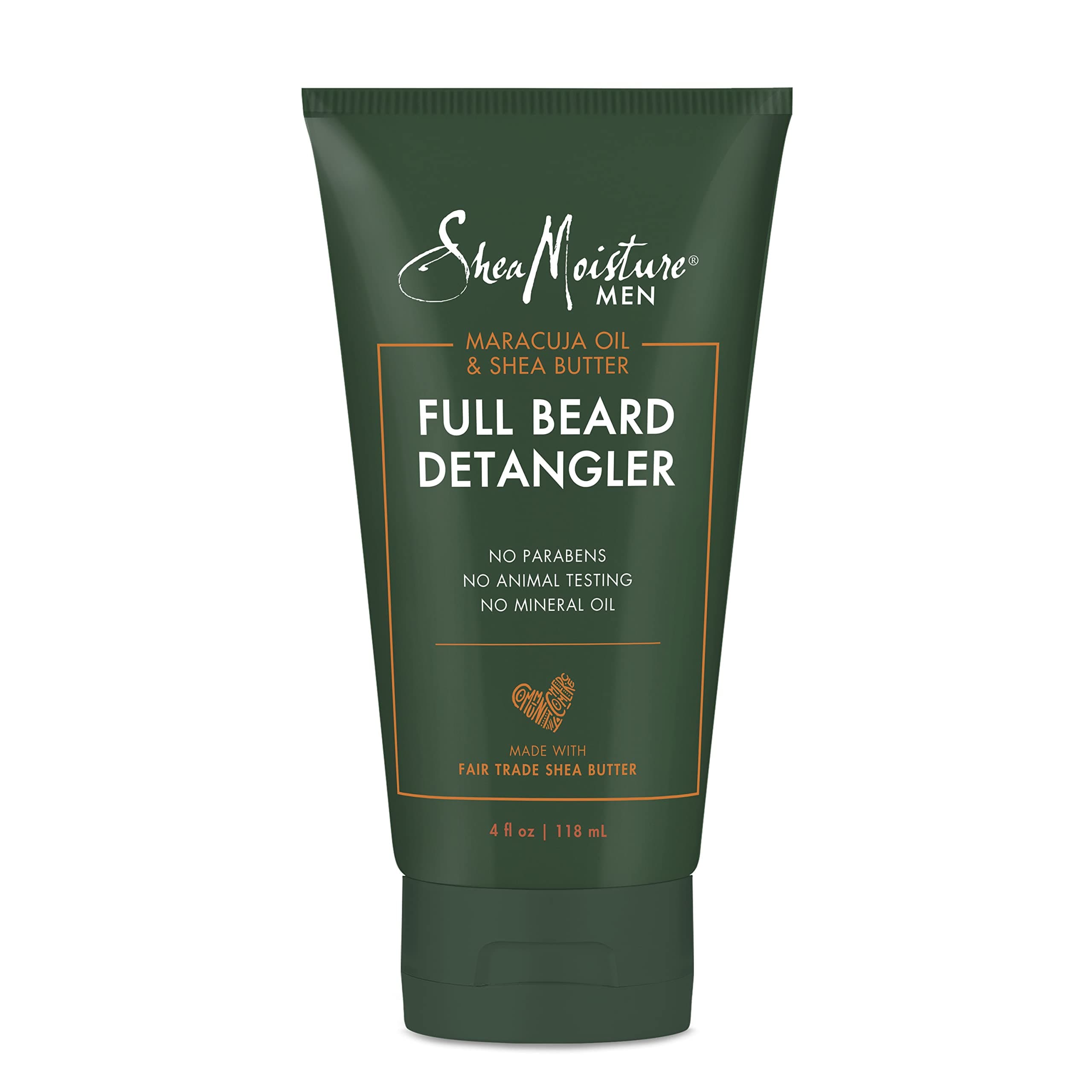 Maracuja Oil and SHEA MOISTURE Butter Beard Detangler Soften Hair and Ease Out Knots for Men 4 oz