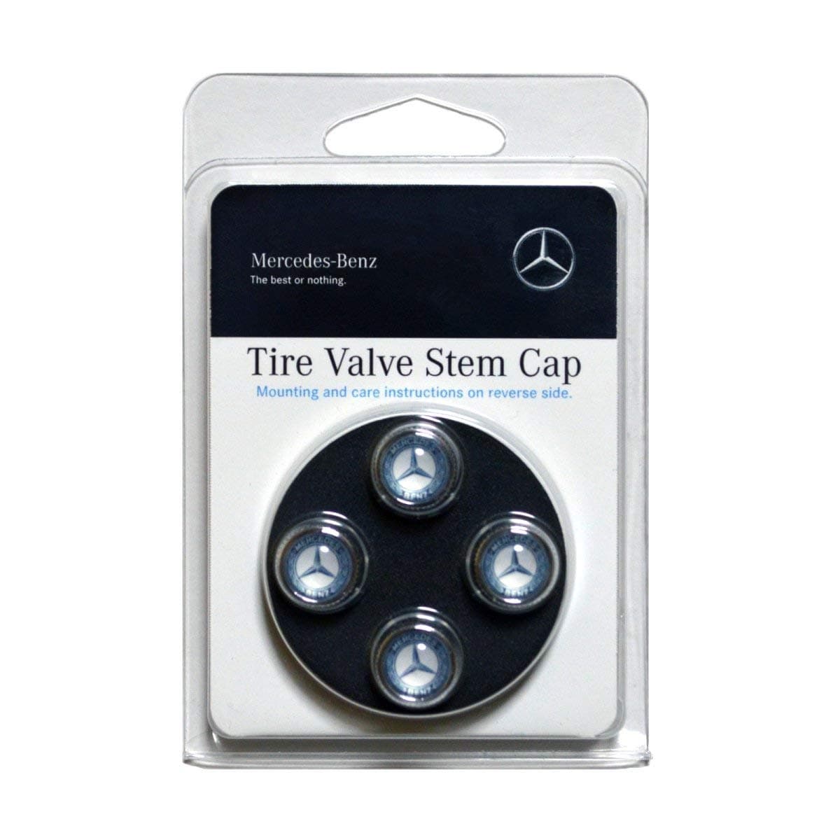 Genuine Q-6-40-8131 - Valve STEM CAPS, Blue Laurel Wreath