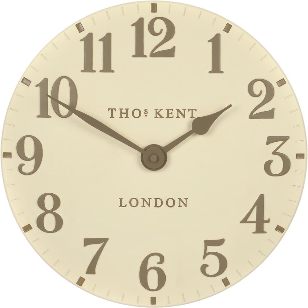 Thomas Kent Clocks Arabic Clock Cream - 12 inch