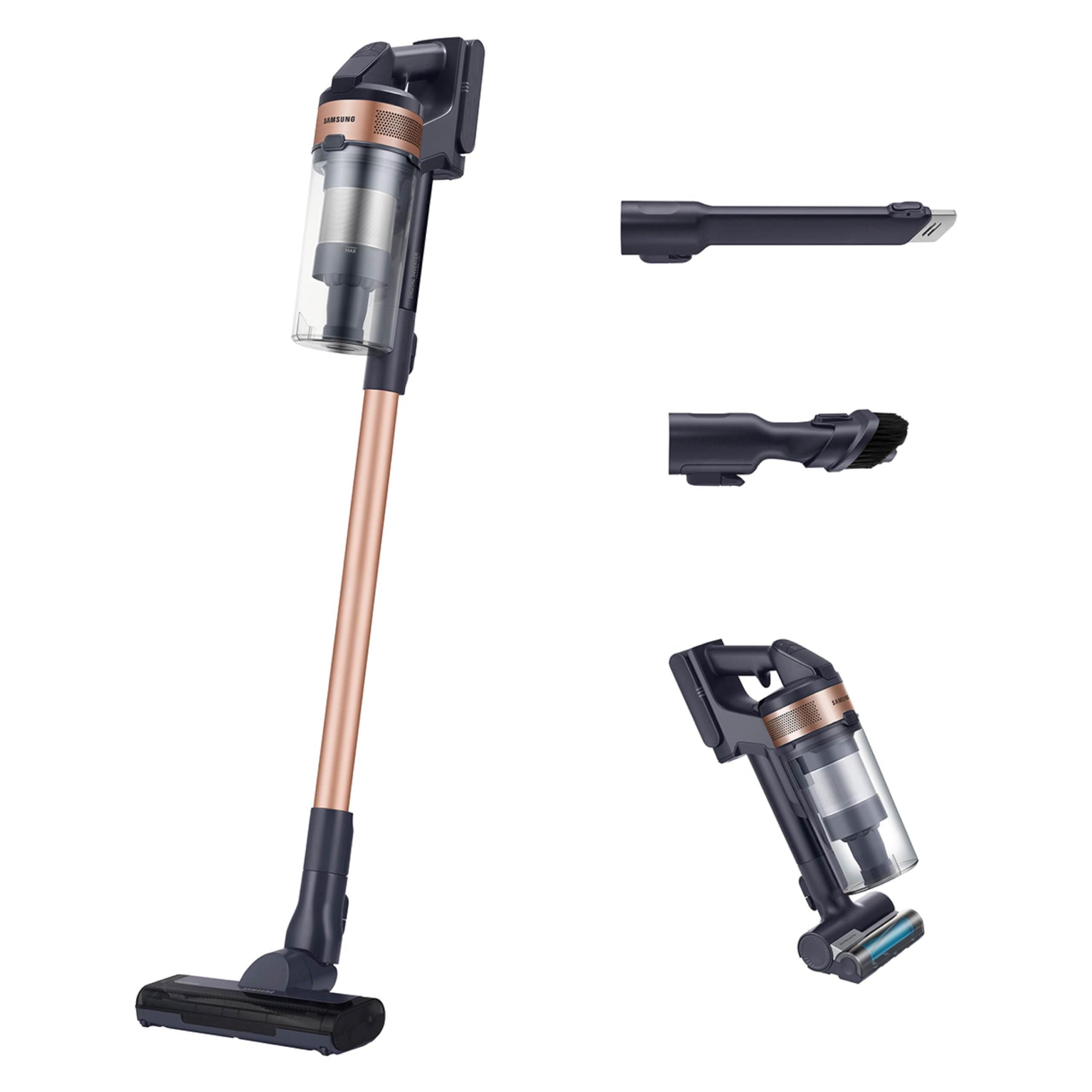 SAMSUNG Jet 60 Pet Cordless Stick Vacuum Cleaner w/ Removable Battery, Advanced Floor Cleaning, Jet Fit Brush to Clean Hardwood, Carpet and Tile, Lightweight Design, VS15A6032R7, Rose Gold