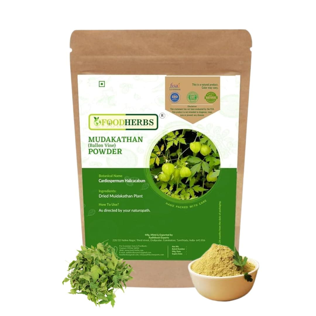 Foodherbs Kanphata/Cardiospermum HalicacabumMudakathan Powder (200 gm)
