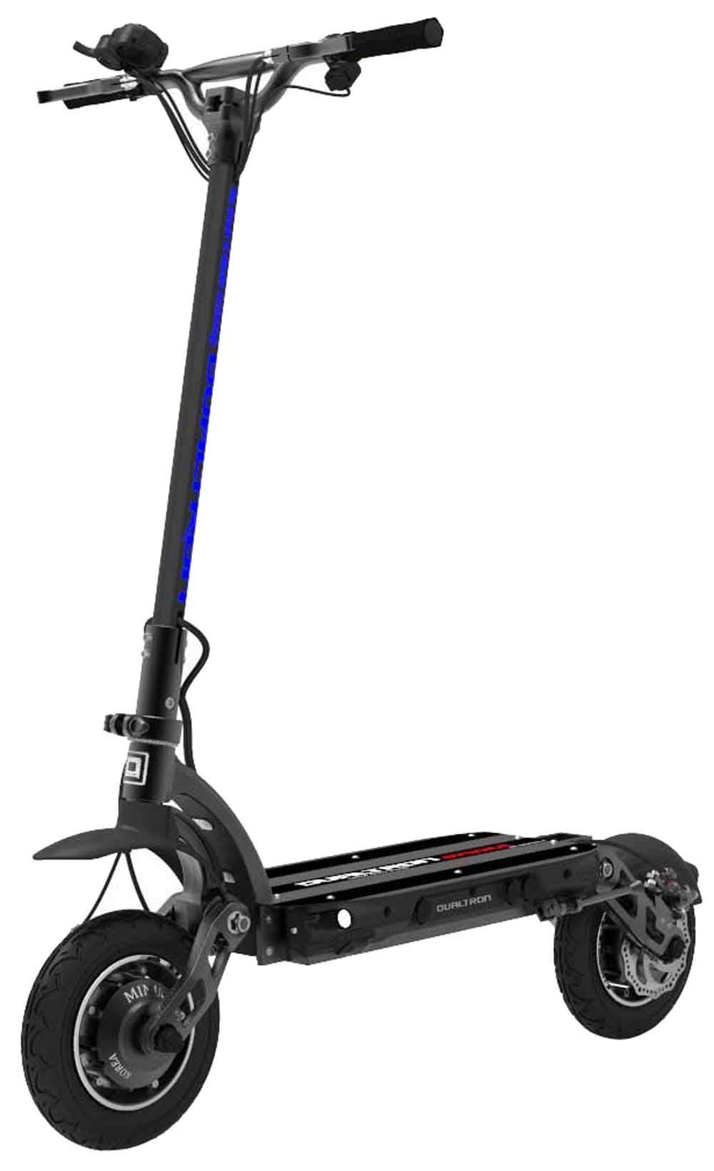 Dualtron Spider Lightest Electric E Scooter for Adults Foldable, 3000W Peak Power Dual Motor | Max Speed 35+mph | 60V 1050Wh Battery | 45 Miles Distance | Weigh 44 lbs (1-yr US Warranty)