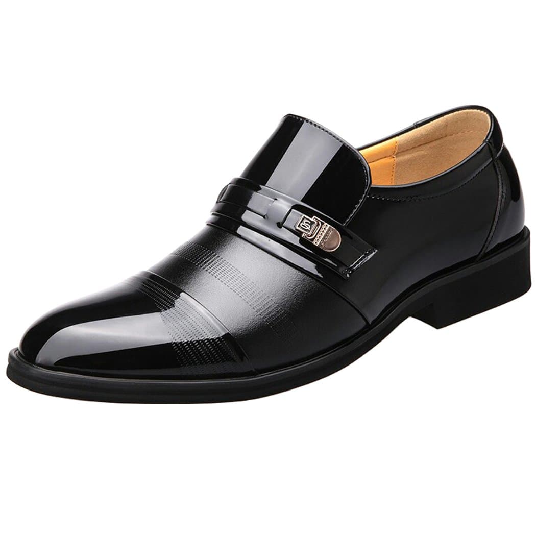 SPEEDEVE Men's Leather Shoes Formal Shoes Classic Dress Shoes