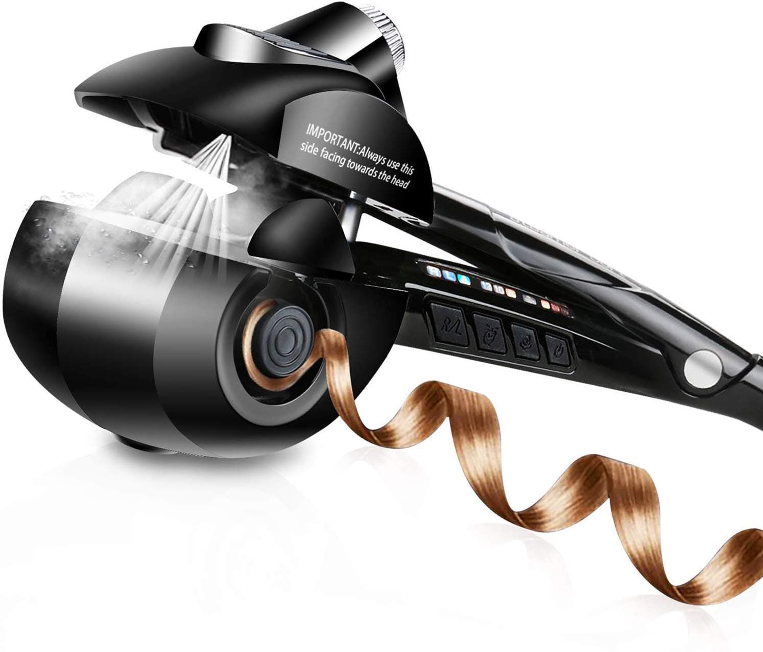 Madhav store™ Professional Pro Perfect Ladies Curly Hair Machine Curl Secret Hair Curler Roller with Revolutionary Automatic Curling Technology For Women Girls (Black)