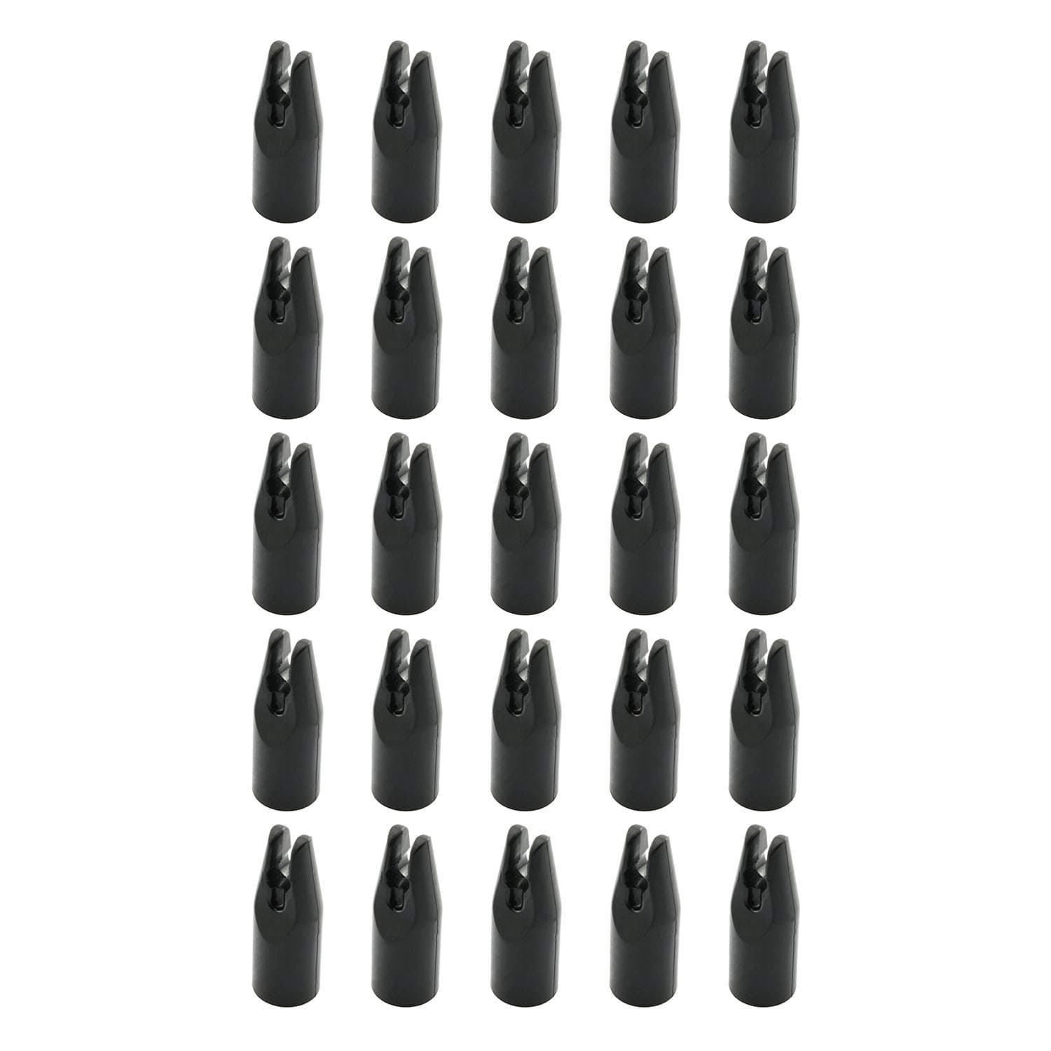 PSCCO 250pcs Arrow Nocks Archery Hunting Compound Bow Arrow Tail Accessories for 8mm Arrows