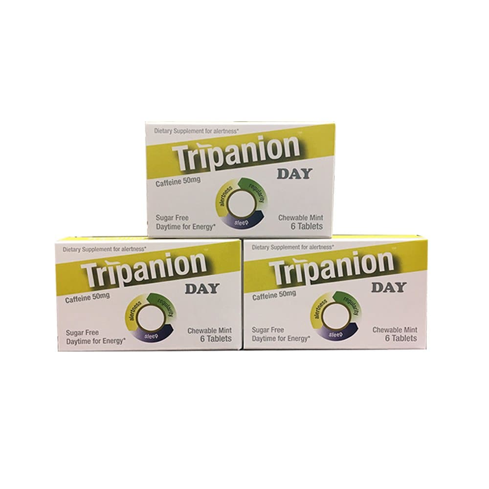 Tripanion Day, Caffeine 50mg, 3-in-1