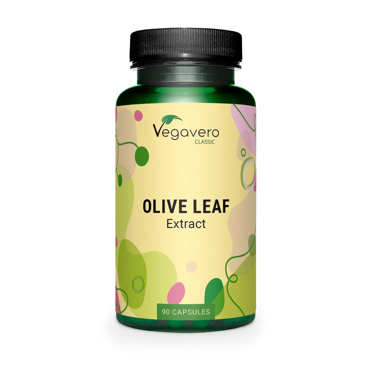 Vegavero Olive Leaf 7500 mg | Highest Strength 40% Oleuropein | 15:1 Extract from Spanish Olive Leaves | NO Additives, Lab-Tested | 90 Capsules | Vegan