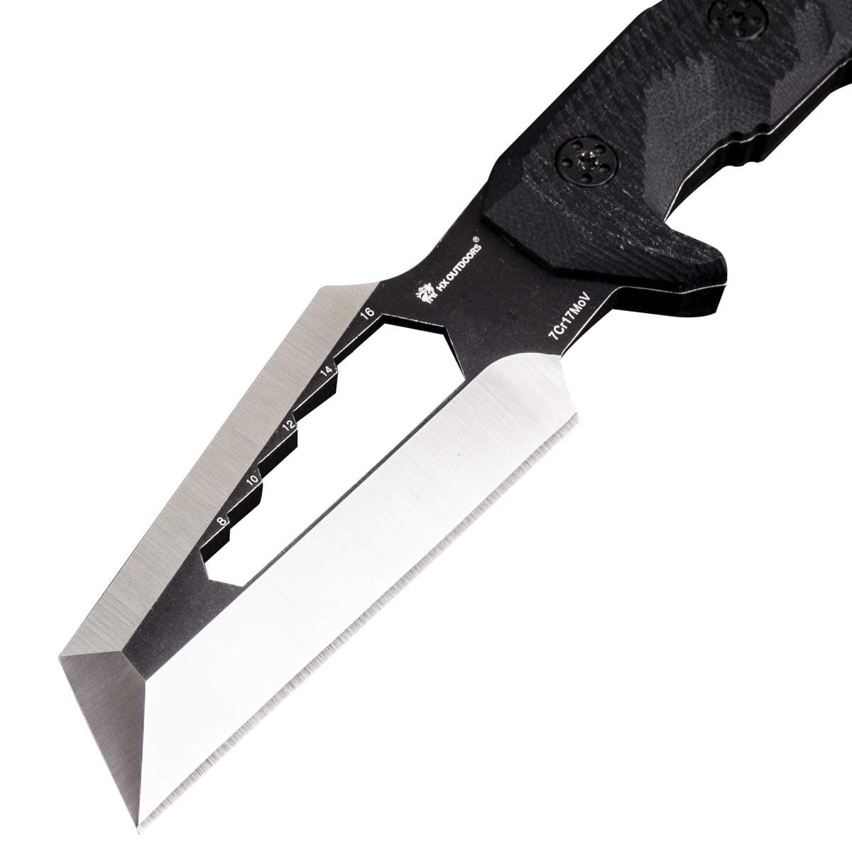 HX OUTDOORS Mercenary Hastate Knife-High Hardness-Wild Survival Tool-Self-Defense Knife-Camping Knife-Outdoor Straight Knife