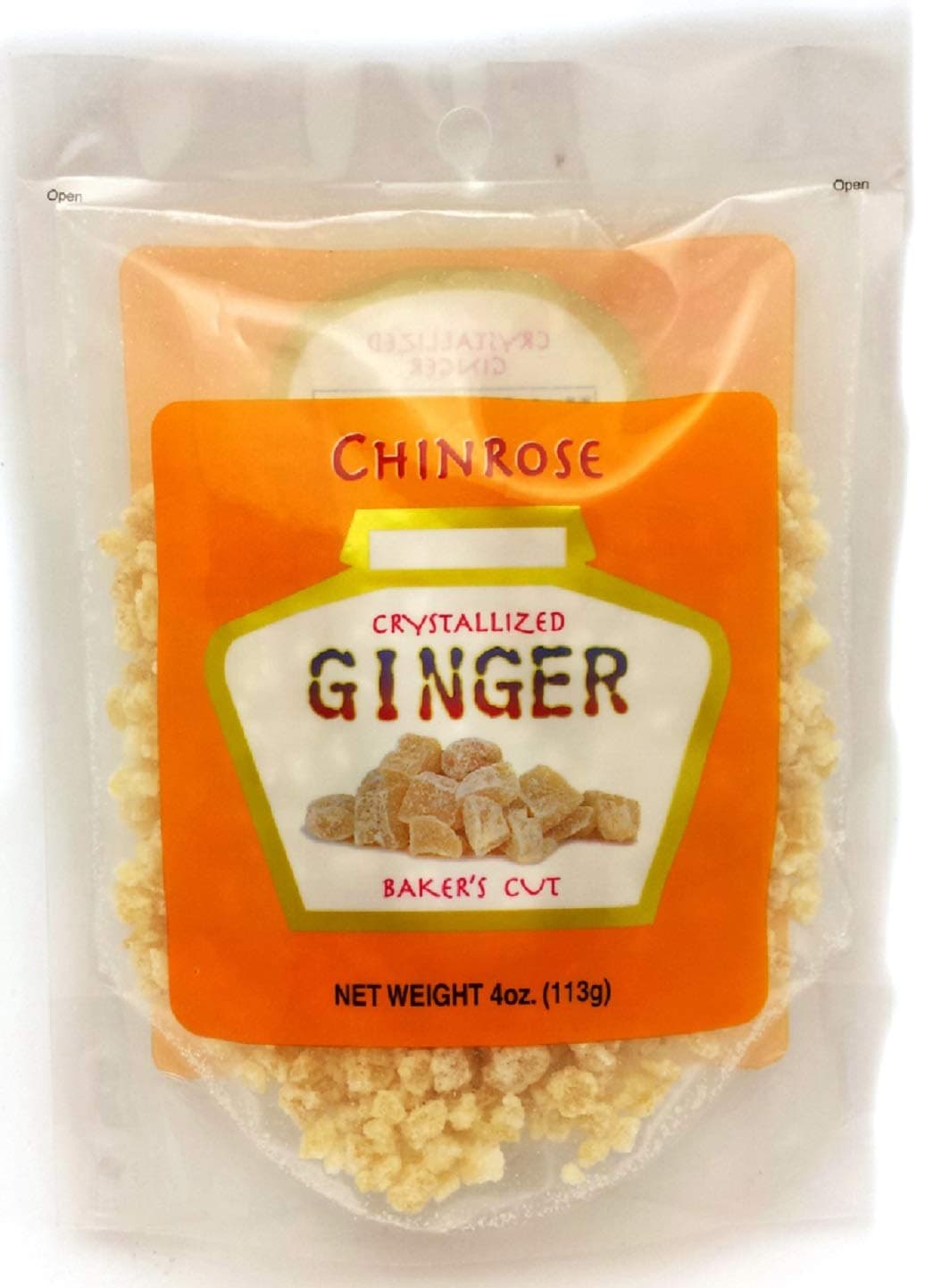 Chinrose Crystallized Ginger, Gift Pack, 8-ounce Box (Pack of 5)