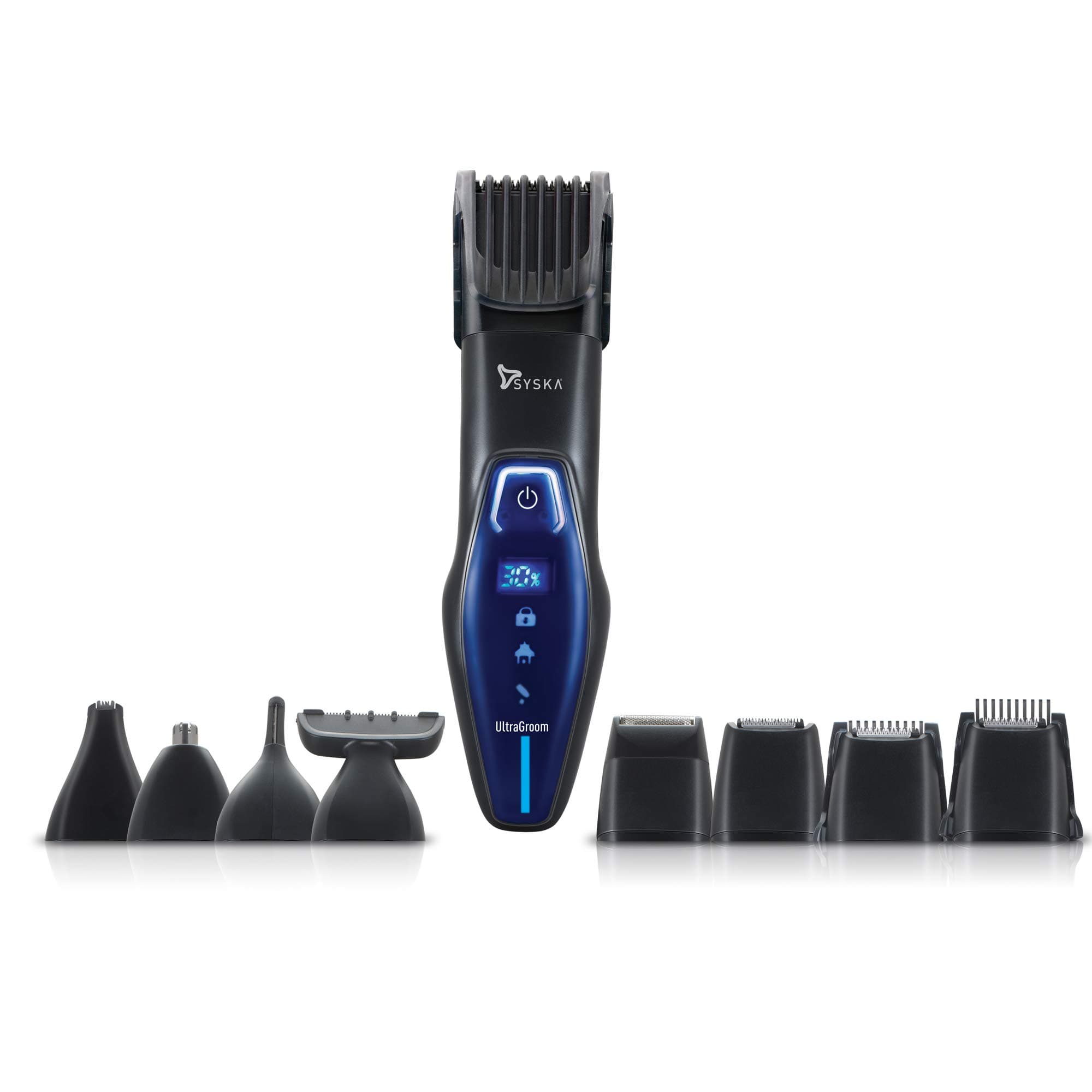Syska Ultra Groom Cordless Grooming Kit for Men (Black)