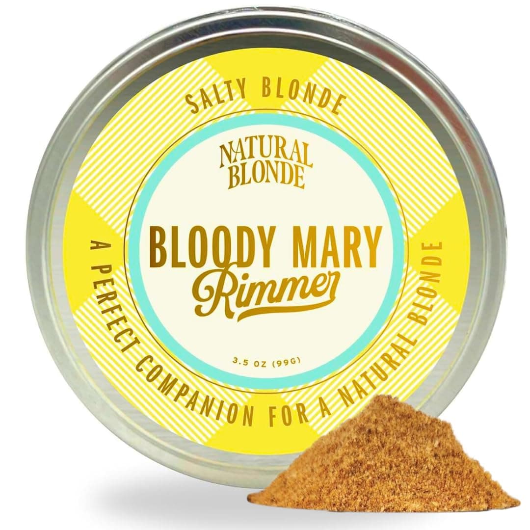 Natural Blonde Salty Blonde Premium Spiced Salt Rimmer - All Natural Cocktail Rimmer - Salt For Bloody Mary