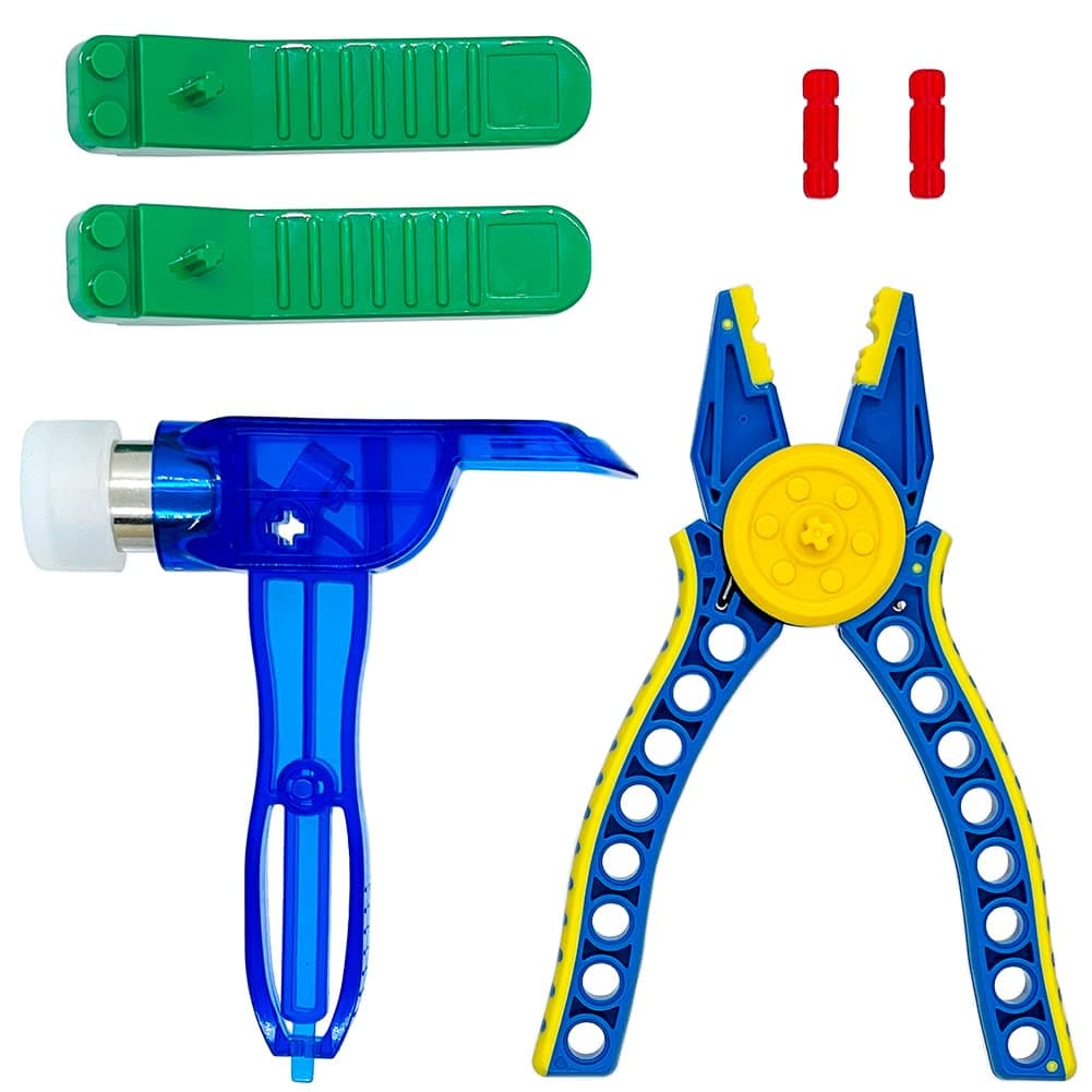 Building Blocks Tool Kit Brick Separator Multi-Use Hammer and Block Pliers Accessories Toys for Boys Girls Kids 6+ Gifts Compatible with Major Brands