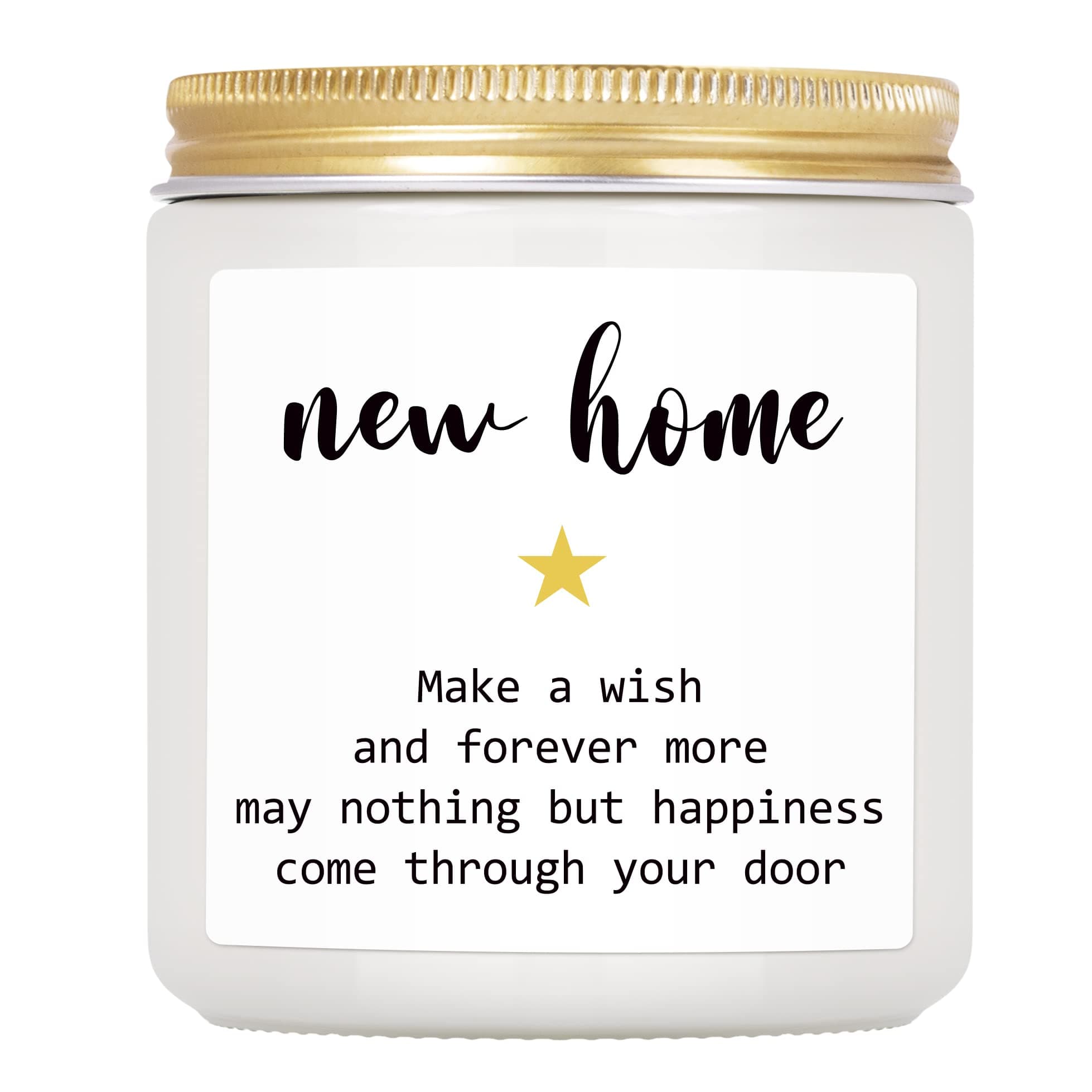 Housewarming Gifts for New Home, House - Housewarming Gifts for Women, Men - Moving Away Gifts, Mothers Day Gifts, 7 oz Lavender Scented Candle
