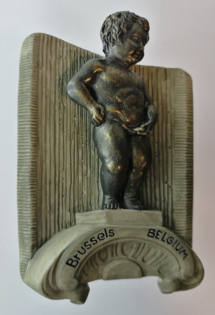 Manneken PIS Brussels Belgium Resin 3D Fridge Refrigerator Thai Magnet Hand Made Craft.