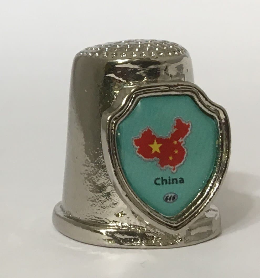 Country "CHINA" Souvenir Thimble