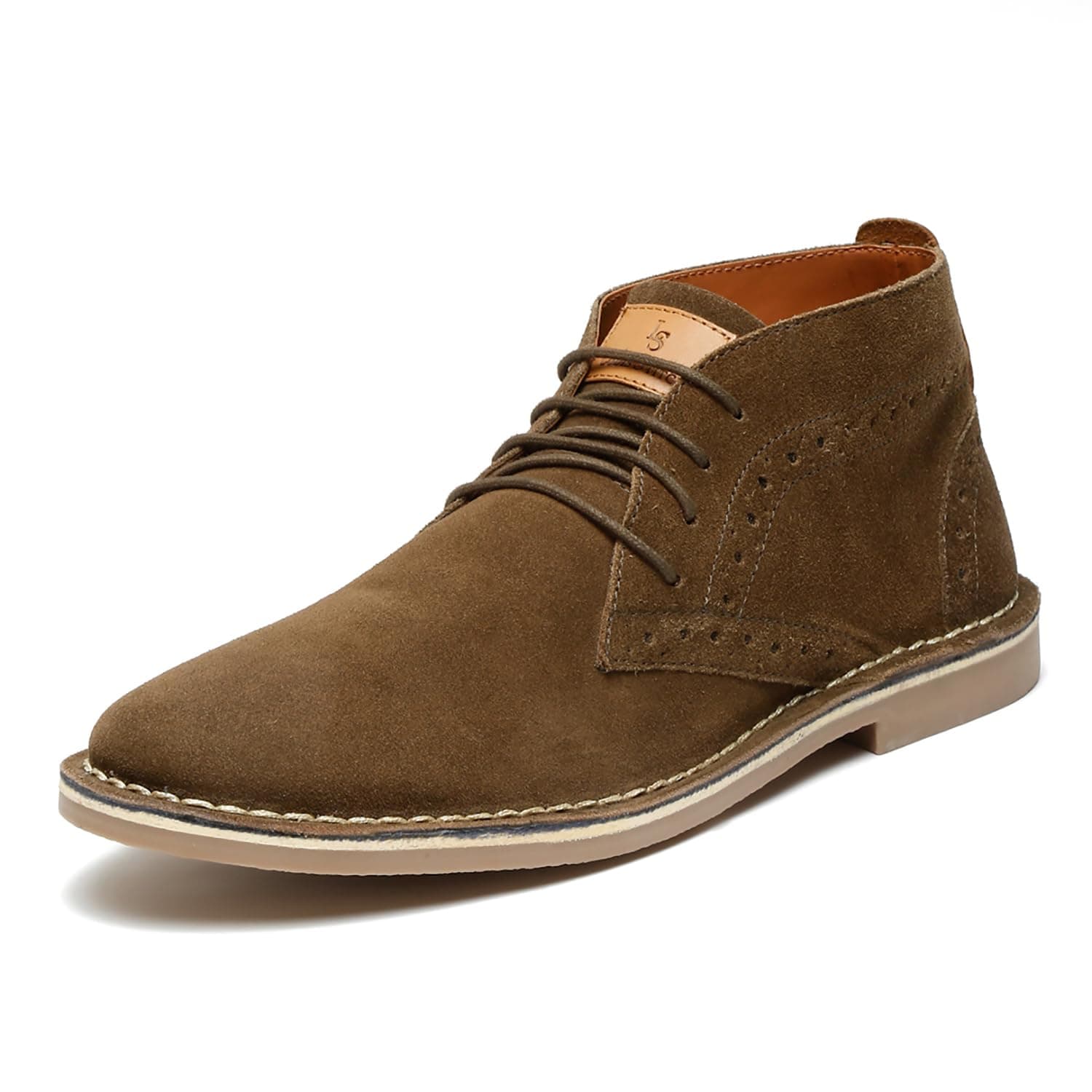 LOUIS STITCH Chukka Boots for Men| Suede Leather Boots for Men| High Ankle Casual Boot | Casual Office & Trekking Shoes | Hiking Boots for Men | Stitch Down Desert Boots | [LSSDSUCKBGJB_]
