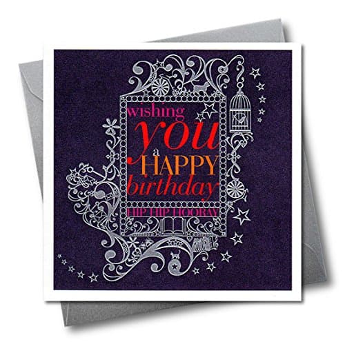 Claire Giles in The Sunshine Ornate Frame Happy Birthday Card