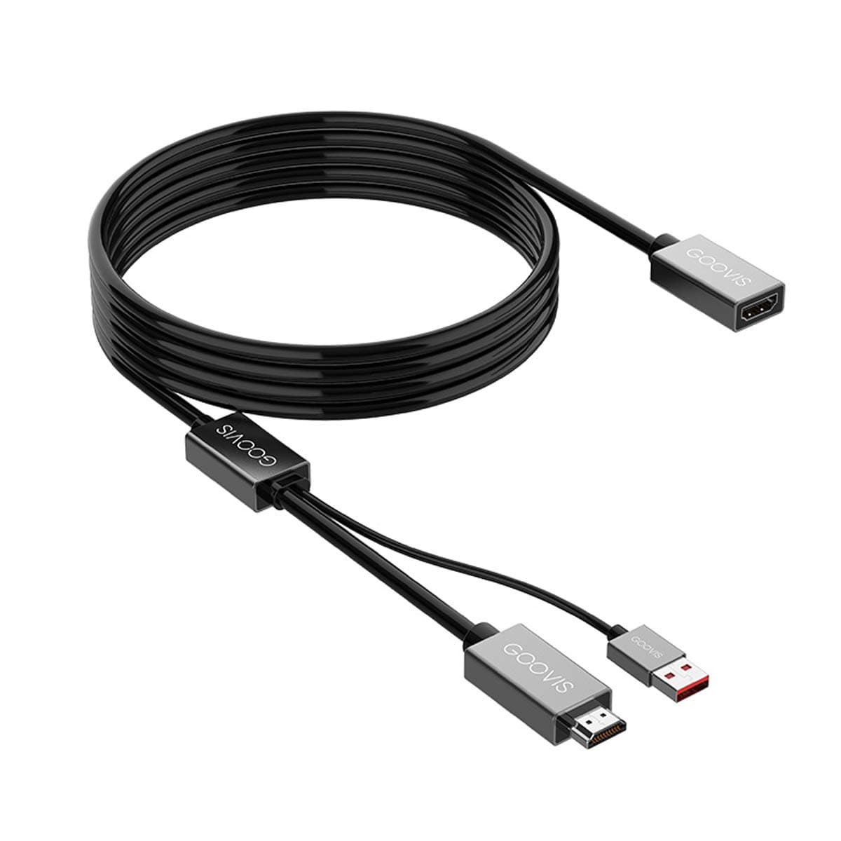 GoovisHDMI 2M Cable for GOOVIS G2 Cinema, Pro, Young & G2 VR Headset - 6.56 Feet, High Speed, Supports 3D 4K, Compatible with PC, Laptop, Gaming Console, Smartphone & More