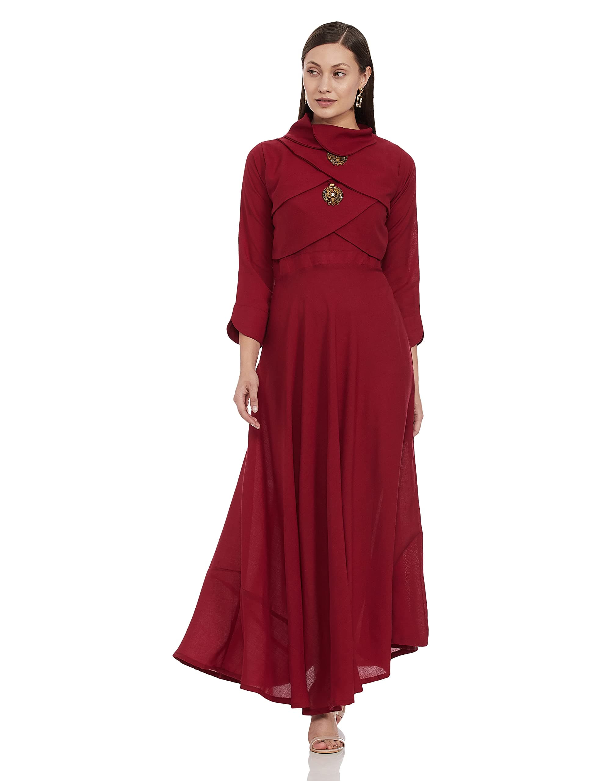 LooksGud Women's Cotton Regular Kurta