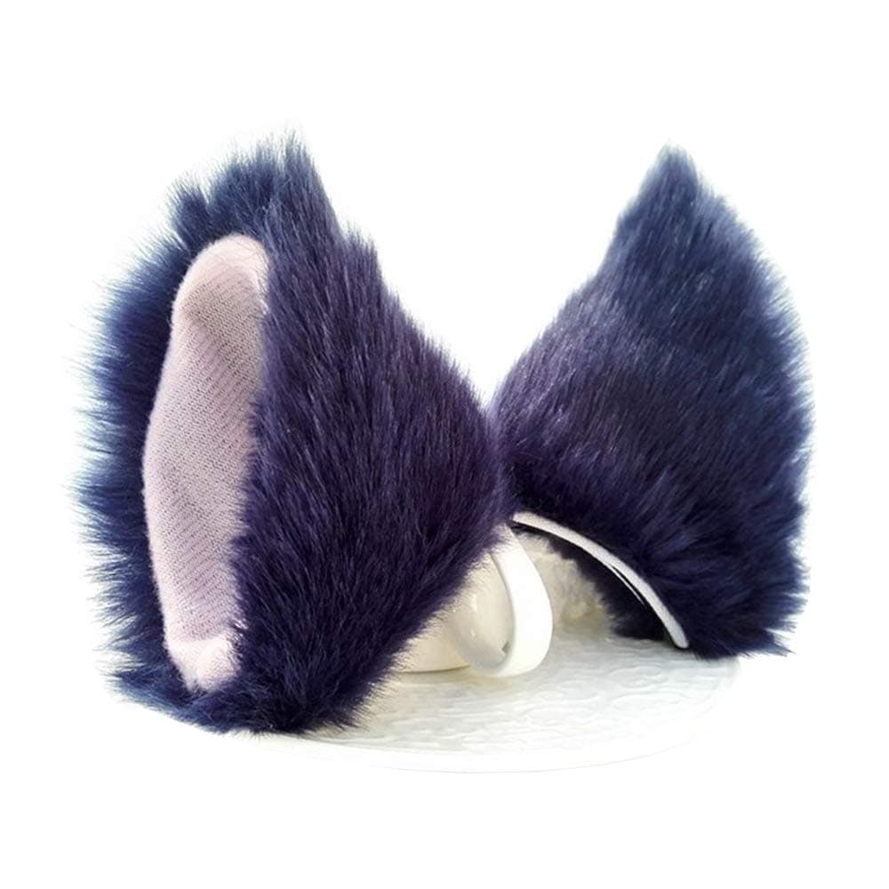 SheiconCat Ears Furry Neko Ears Headband Hair Clip Hairband Headwear Anime Cosplay For Halloween Cosplay Party