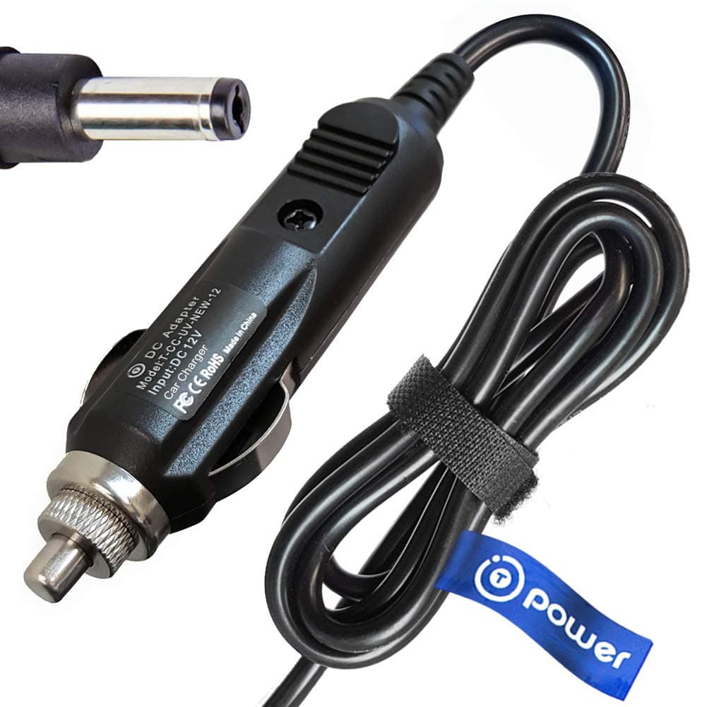 T POWER car Charger Compatible for Audiovox DT102 DT102A PVS6360 PVS69701 PVS33116 PVD80 Venturer PDV880 PVS72901 VDS102T Dual PVS72901 VDS102T HB12-09010SPA PVS3393 PVD73 Portable DVD Player