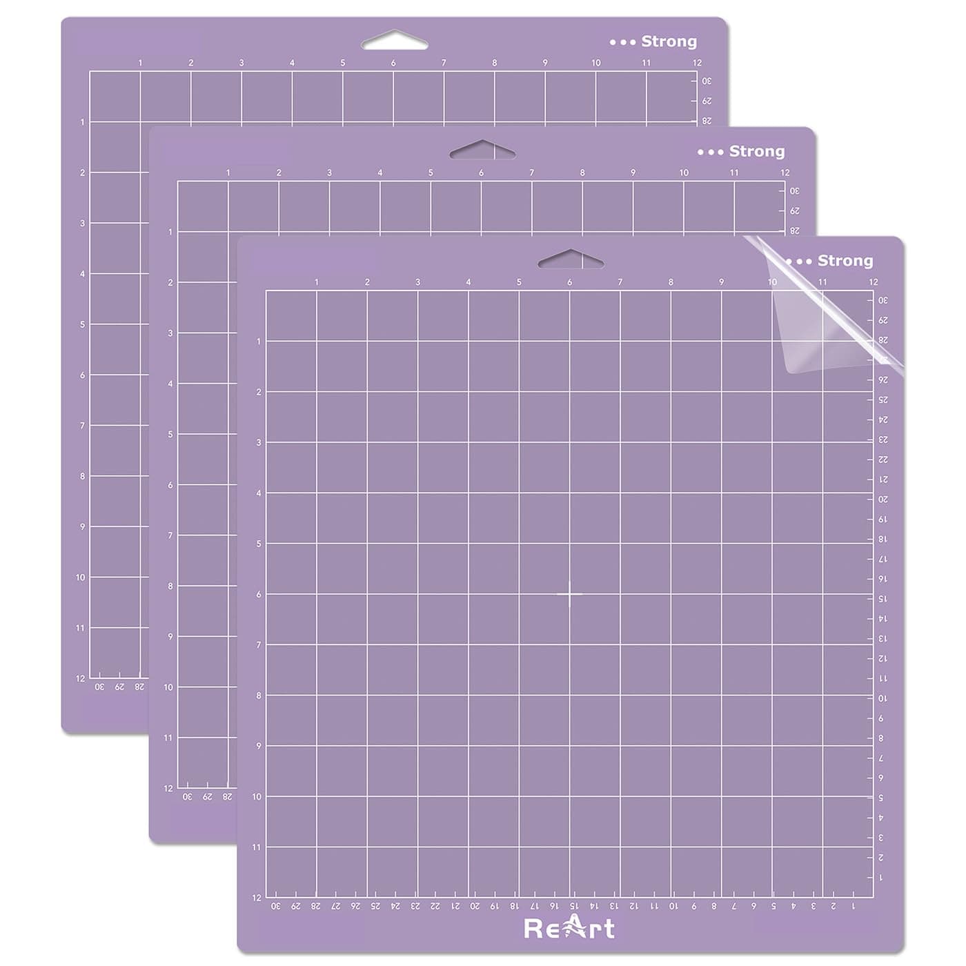 Strong Grip Cutting Mat 12x12 inch 3 Pack