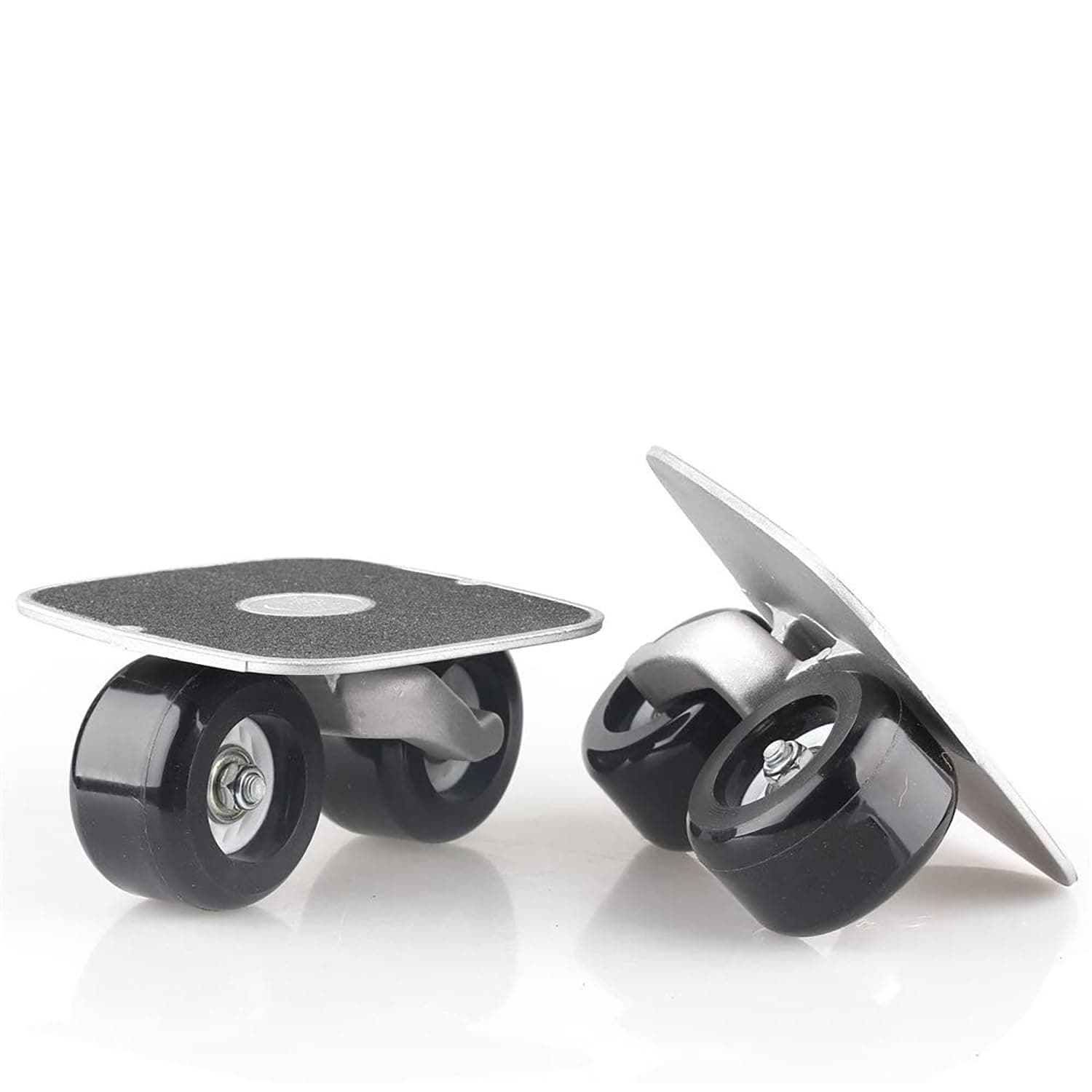 Portable Freeline Roller Road Drift Workout Board Skates Anti-slip Plate Aluminum Truck Black Wheel