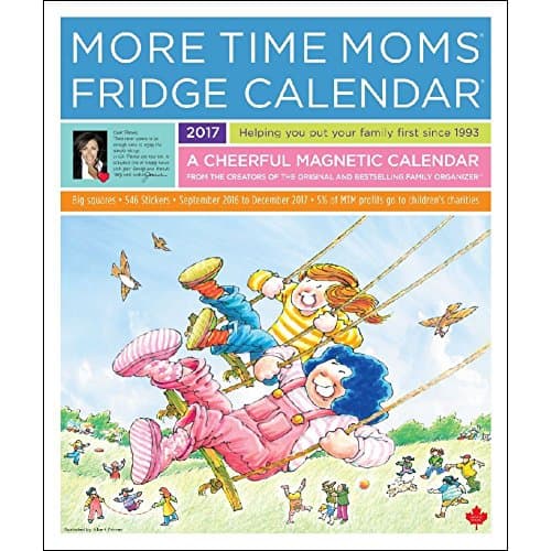 More Time Moms 2017 Fridge Magnetic Wall Calendar