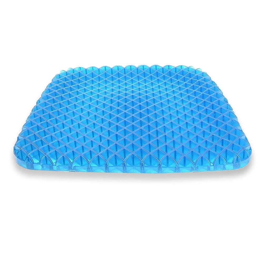 WSGQLT Gel Flex Seat Cushion Breathable Absorbs Pressure Points Support Egg Cushion Good Sitting Posture with Cushion Cover