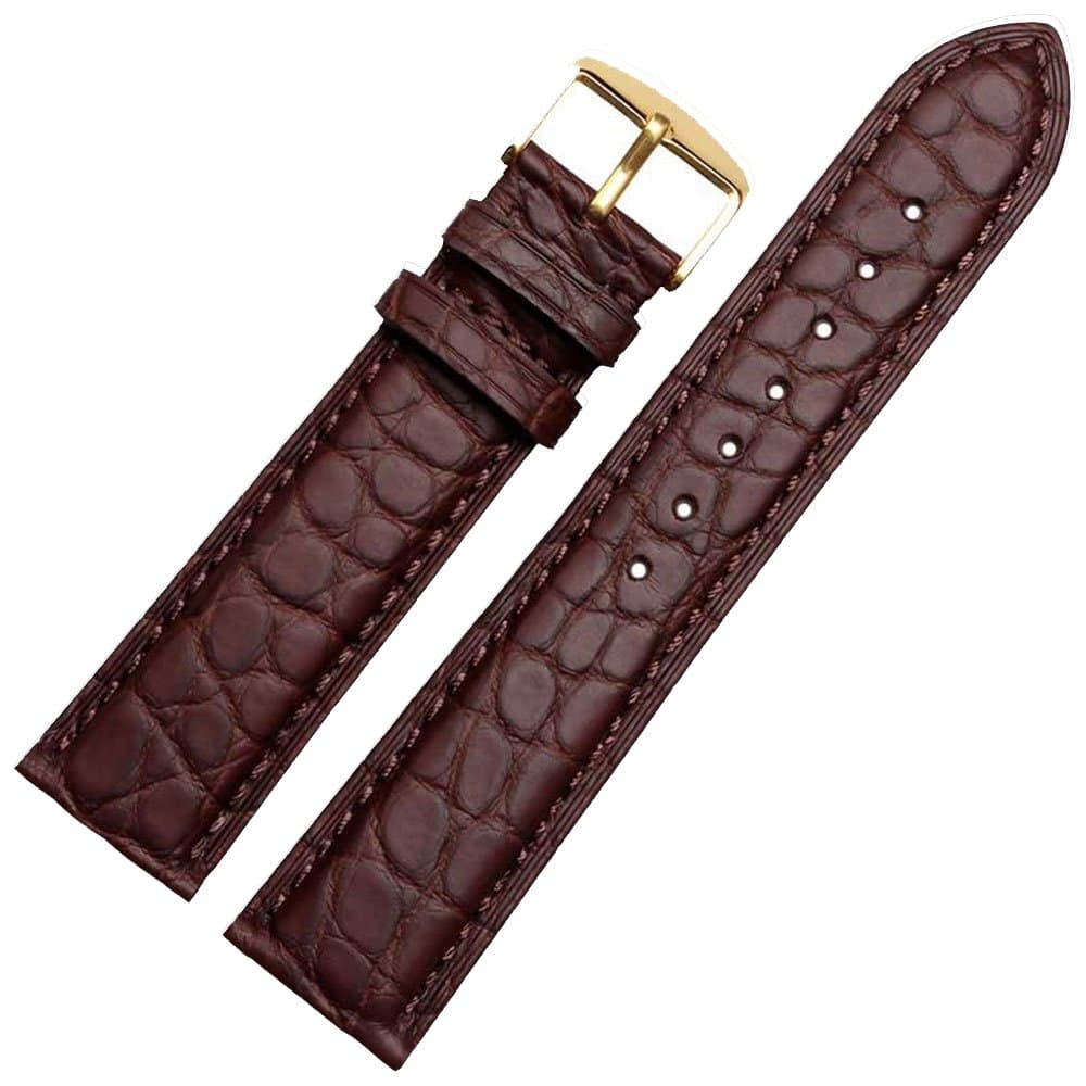 14/16/18/19/20/21/22/23mm Alligator Watch Band Strap Generic for Cartier,Chopard Happy Sport,Mido Style